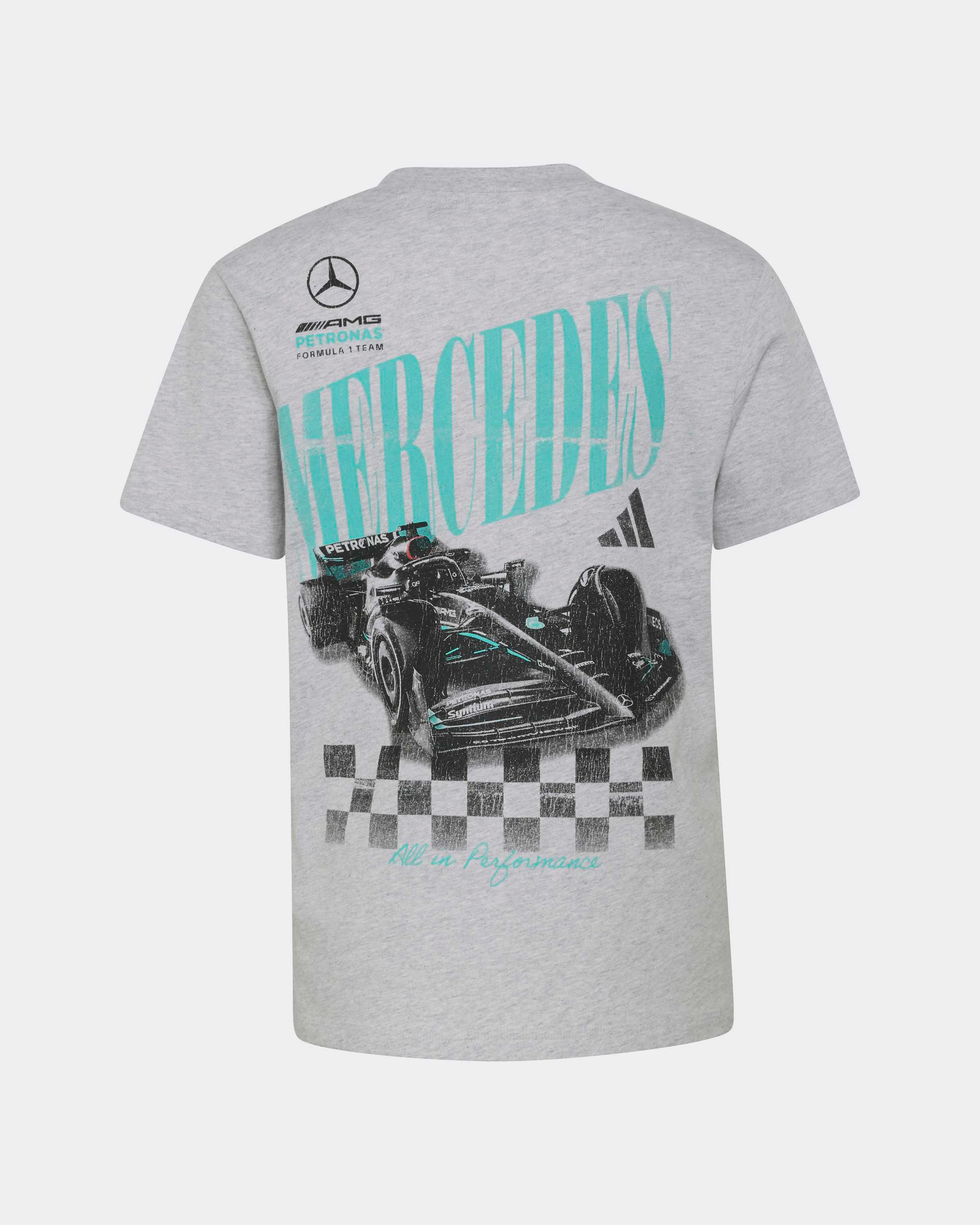 Kids Graphic Overtake T-shirt Grey - Image 2