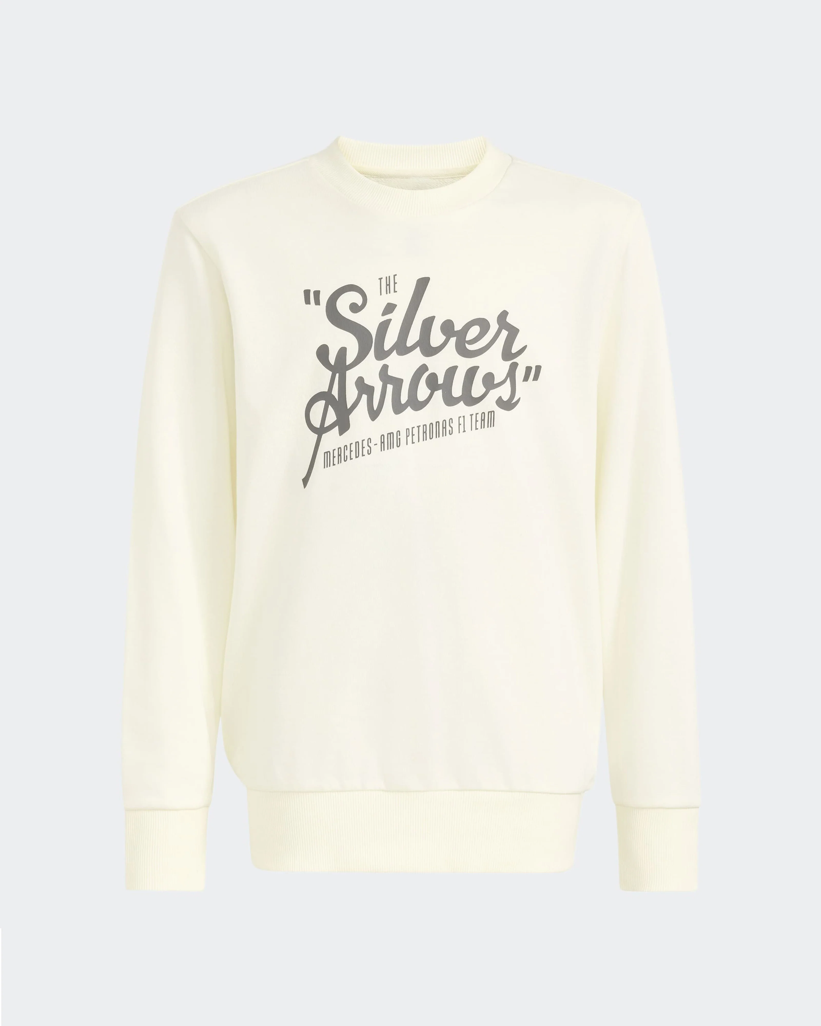 Kids Silver Arrows Heritage Tracksuit Off White - Image 3