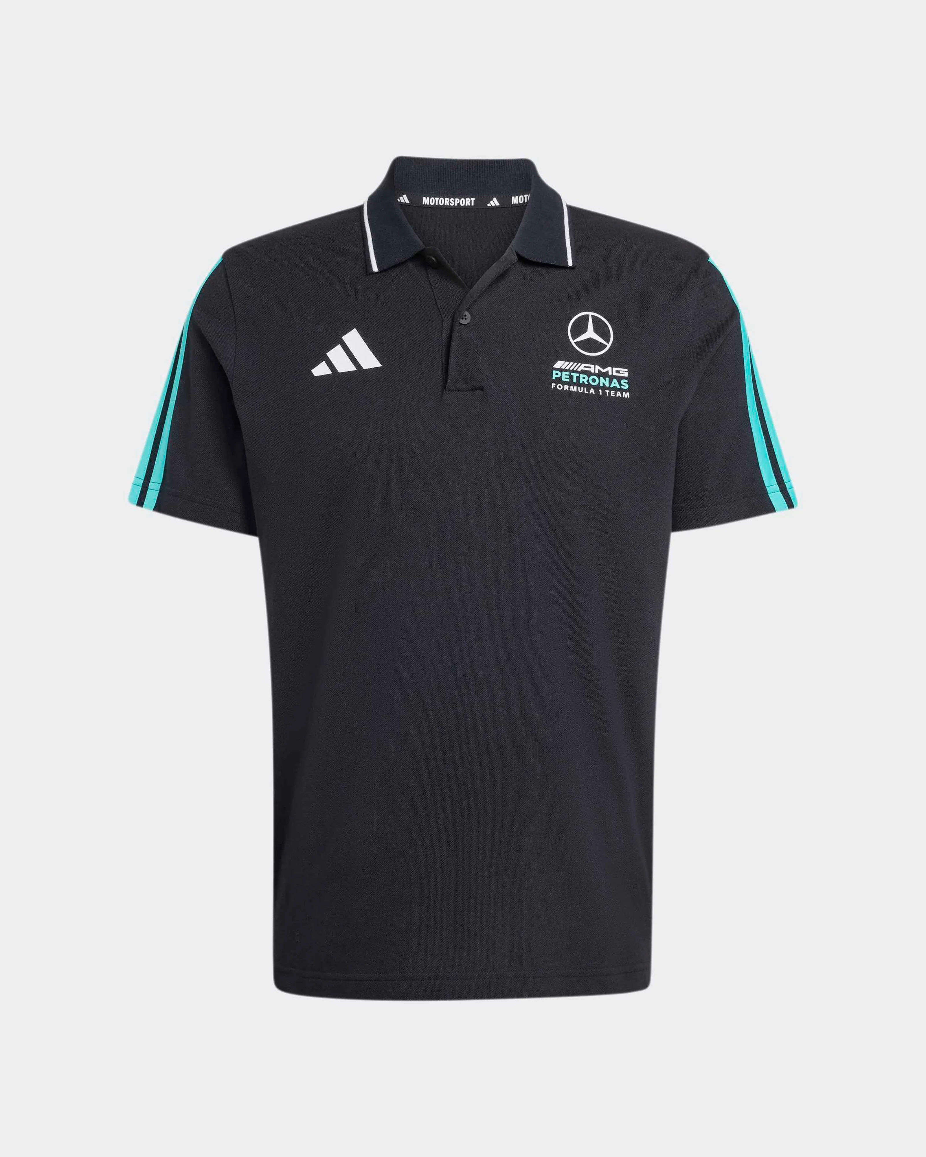 Mens DNA Polo Black - Image 6
