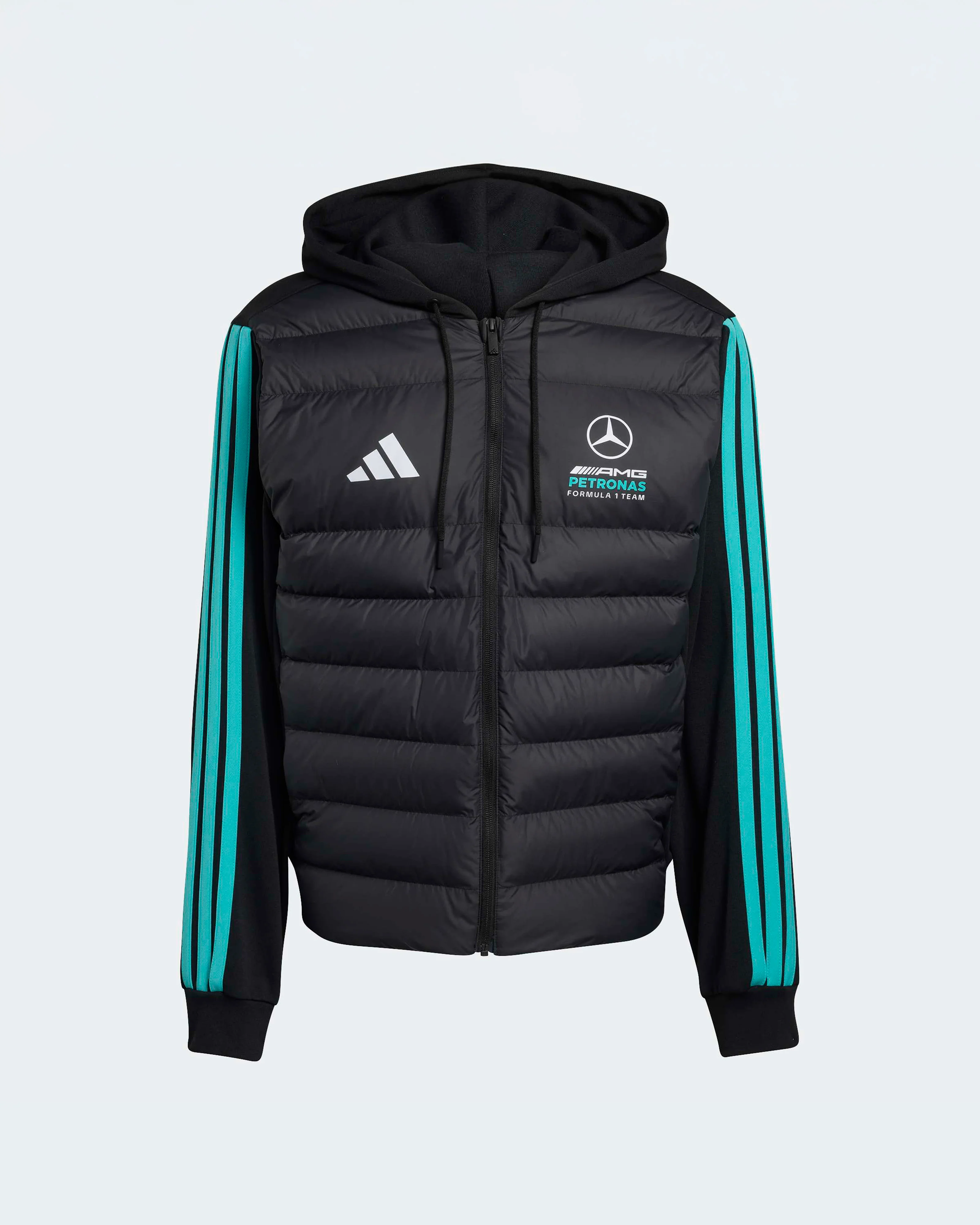 Mens DNA Puffer Jacket Black - Image 6