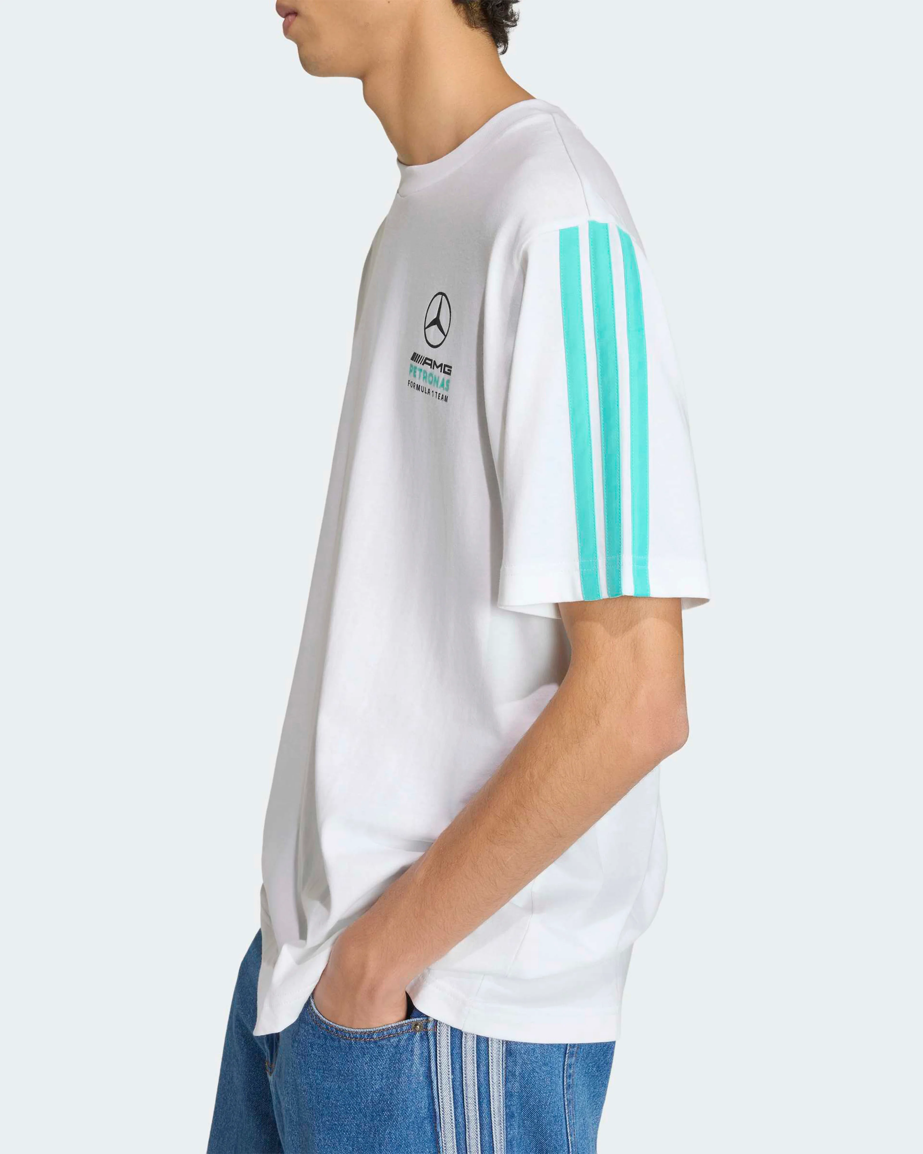 Mens DNA T-shirt White - Image 5
