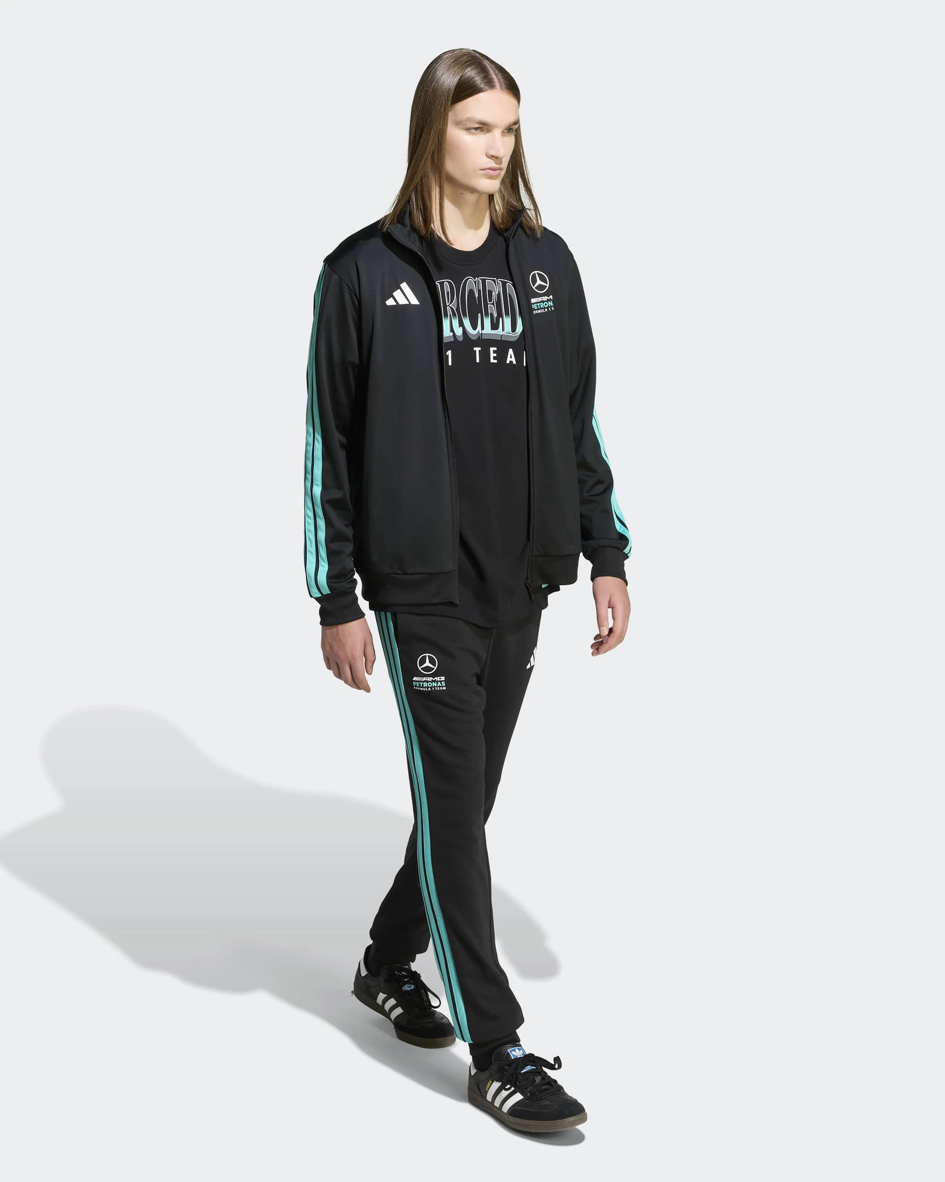 Mens DNA Track Top Black - Image 3