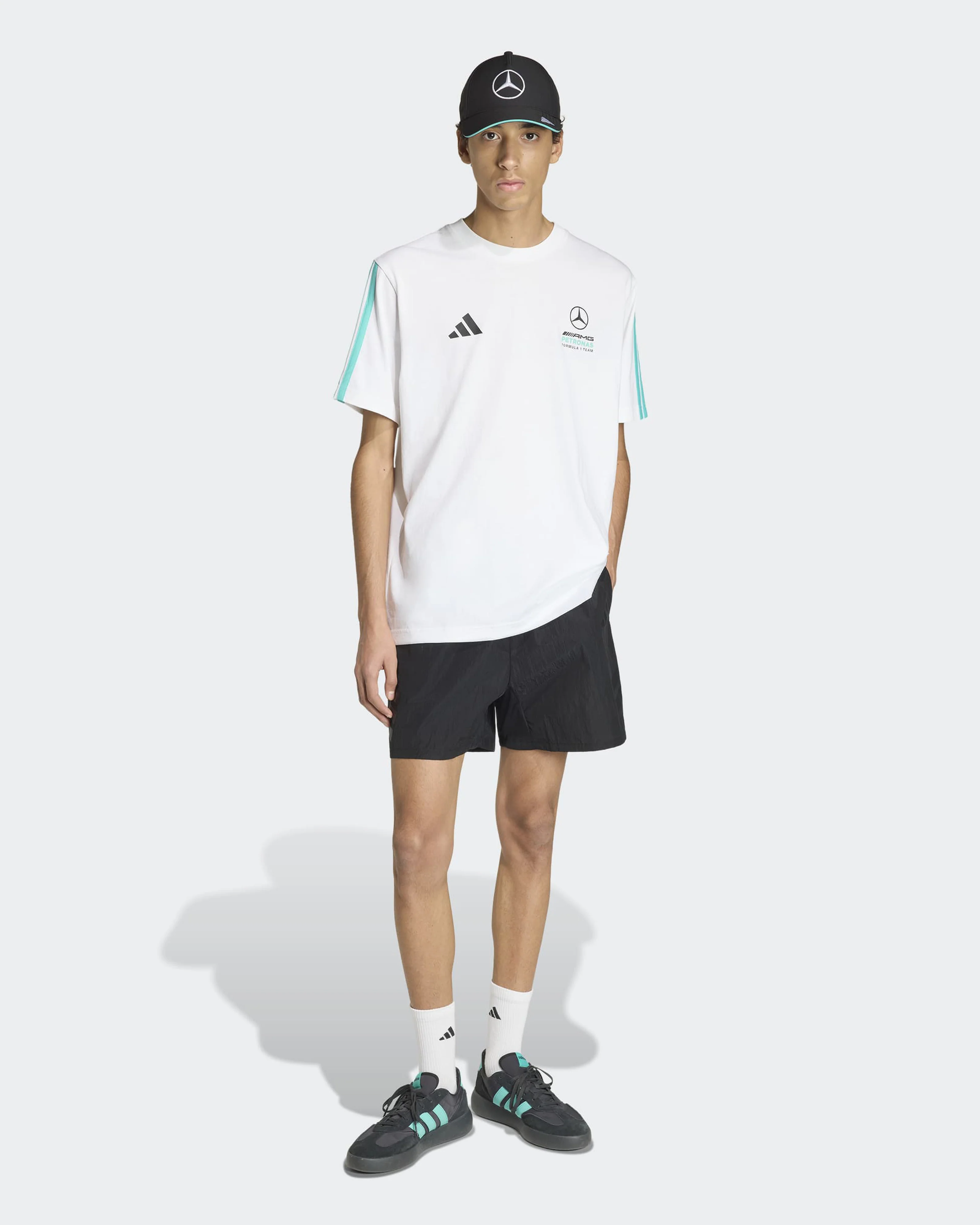 Mens Lights Out Shorts Black - Image 3