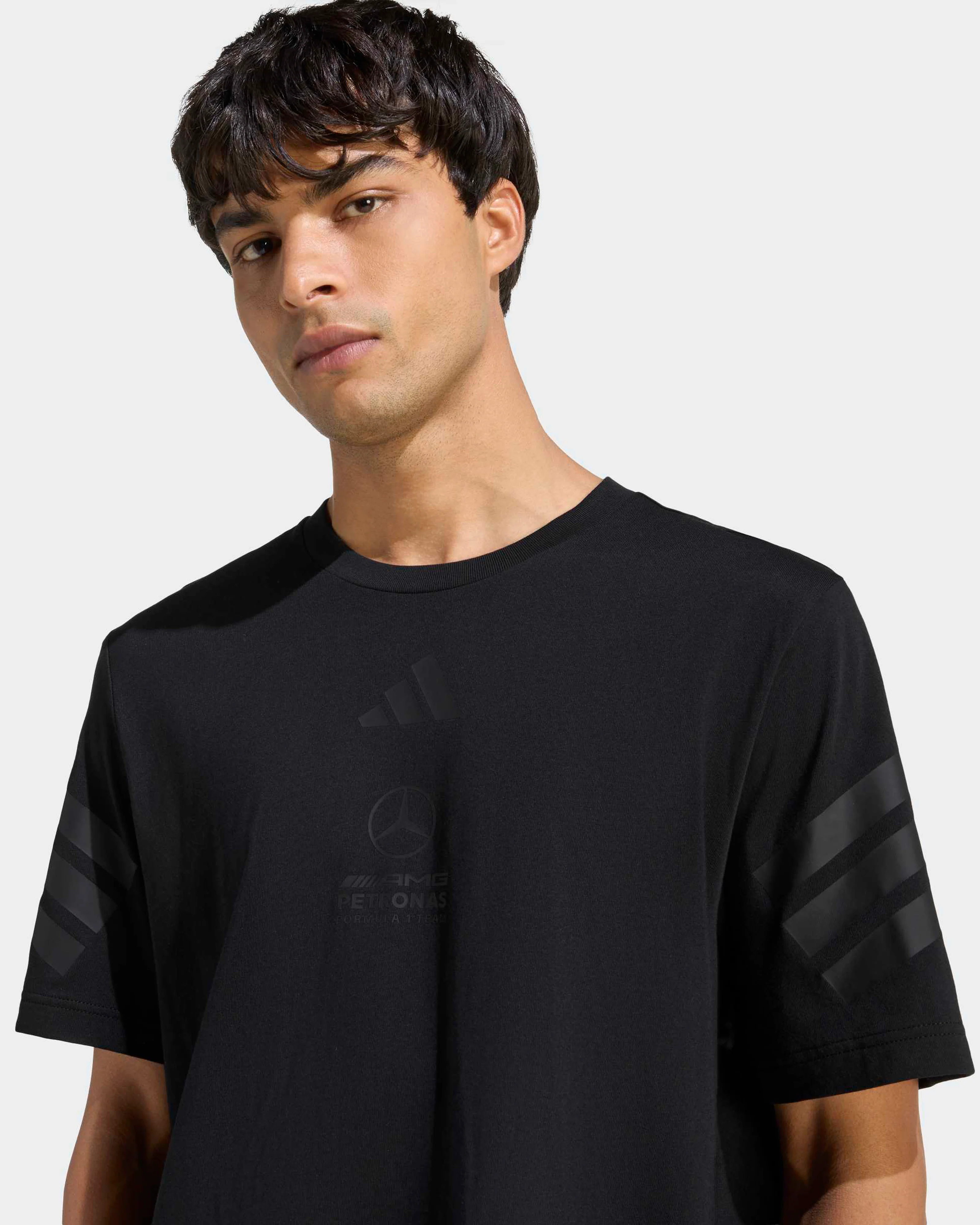 Mens Lights Out T-shirt Black - Image 4