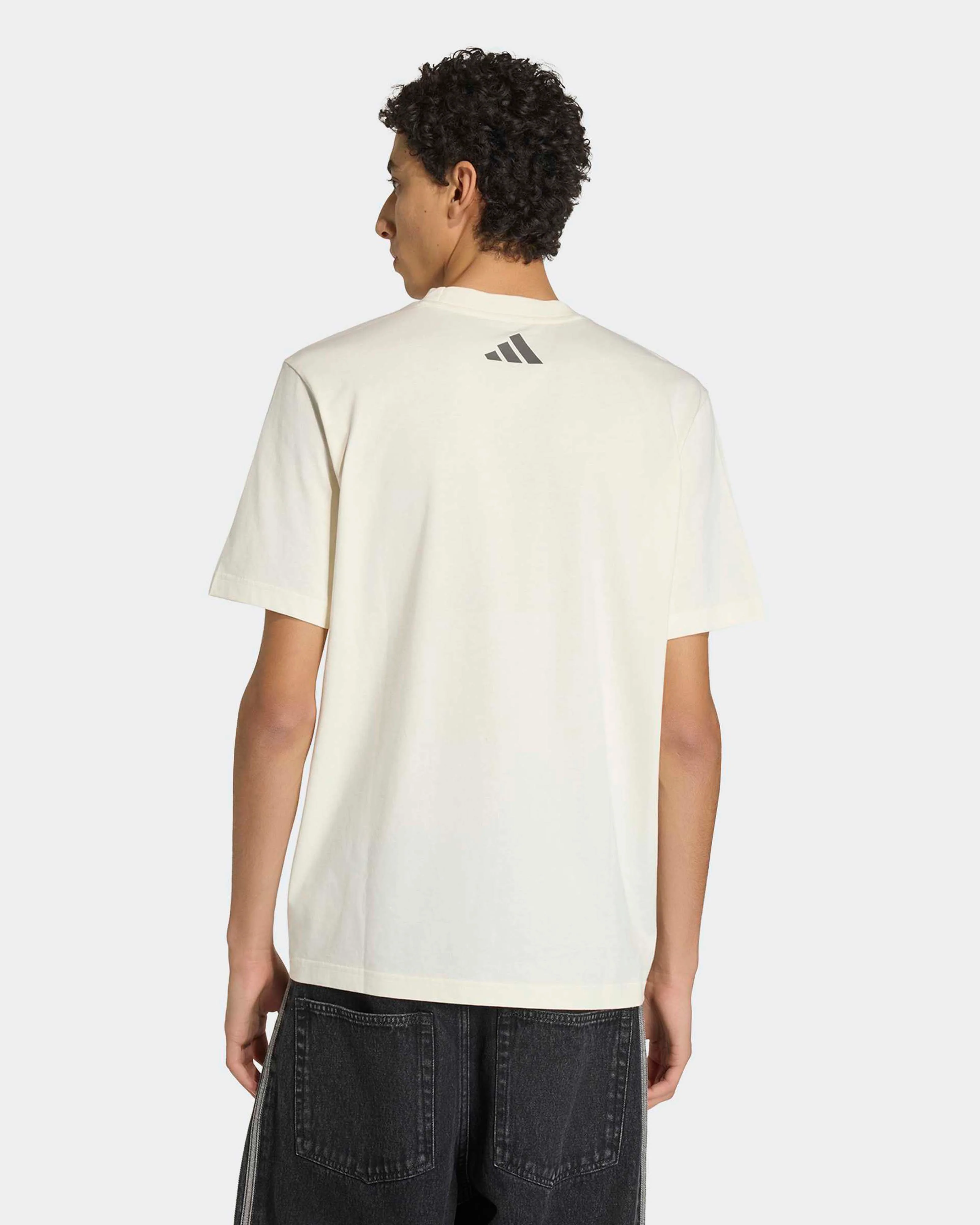 Mens Silver Arrows Heritage Logo T-shirt Off White - Image 2