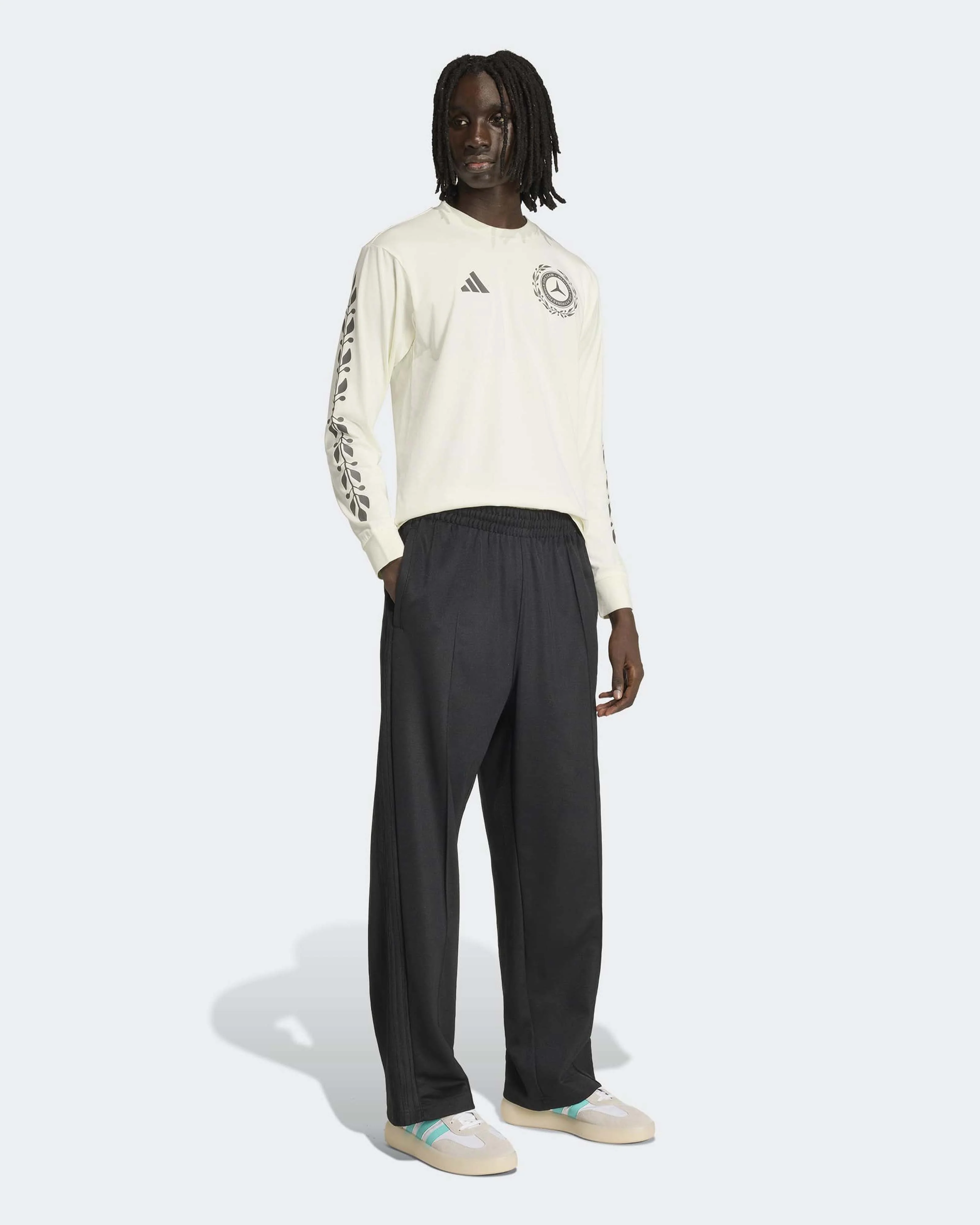 Mens Silver Arrows Heritage Long-Sleeve T-shirt Off White - Image 3
