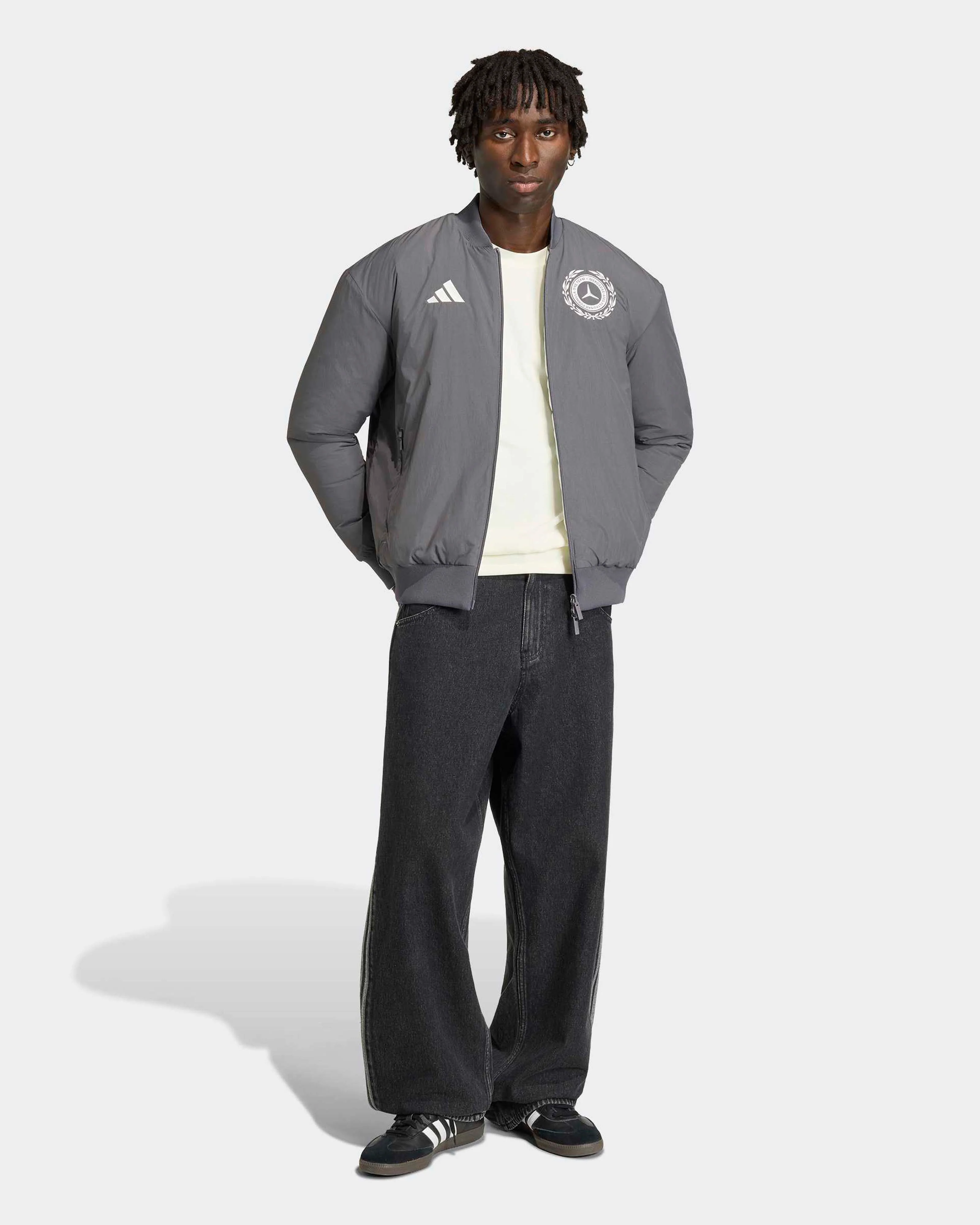 Mens Silver Arrows Icon Jacket Grey - Image 3