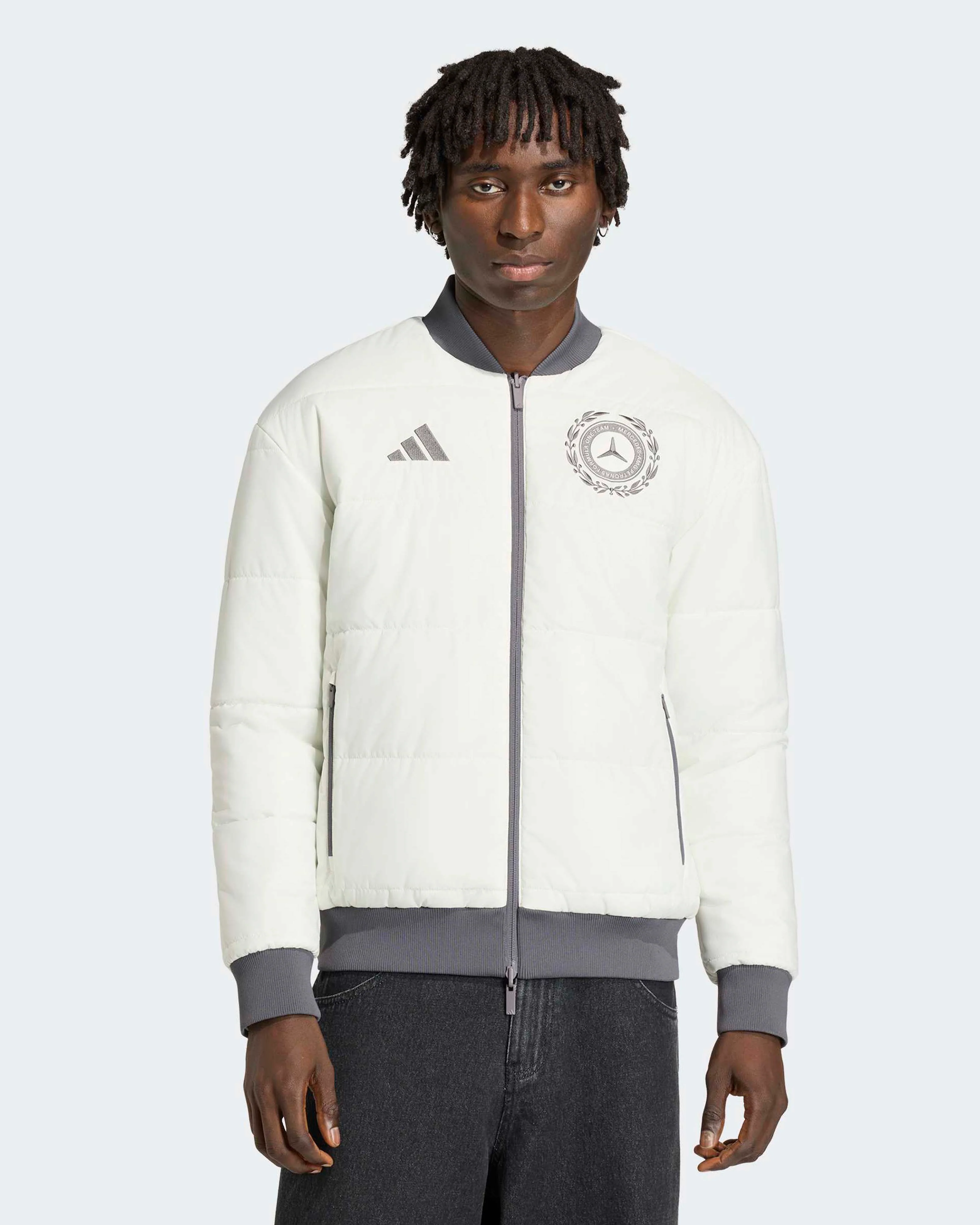 Mens Silver Arrows Icon Jacket Grey - Image 8
