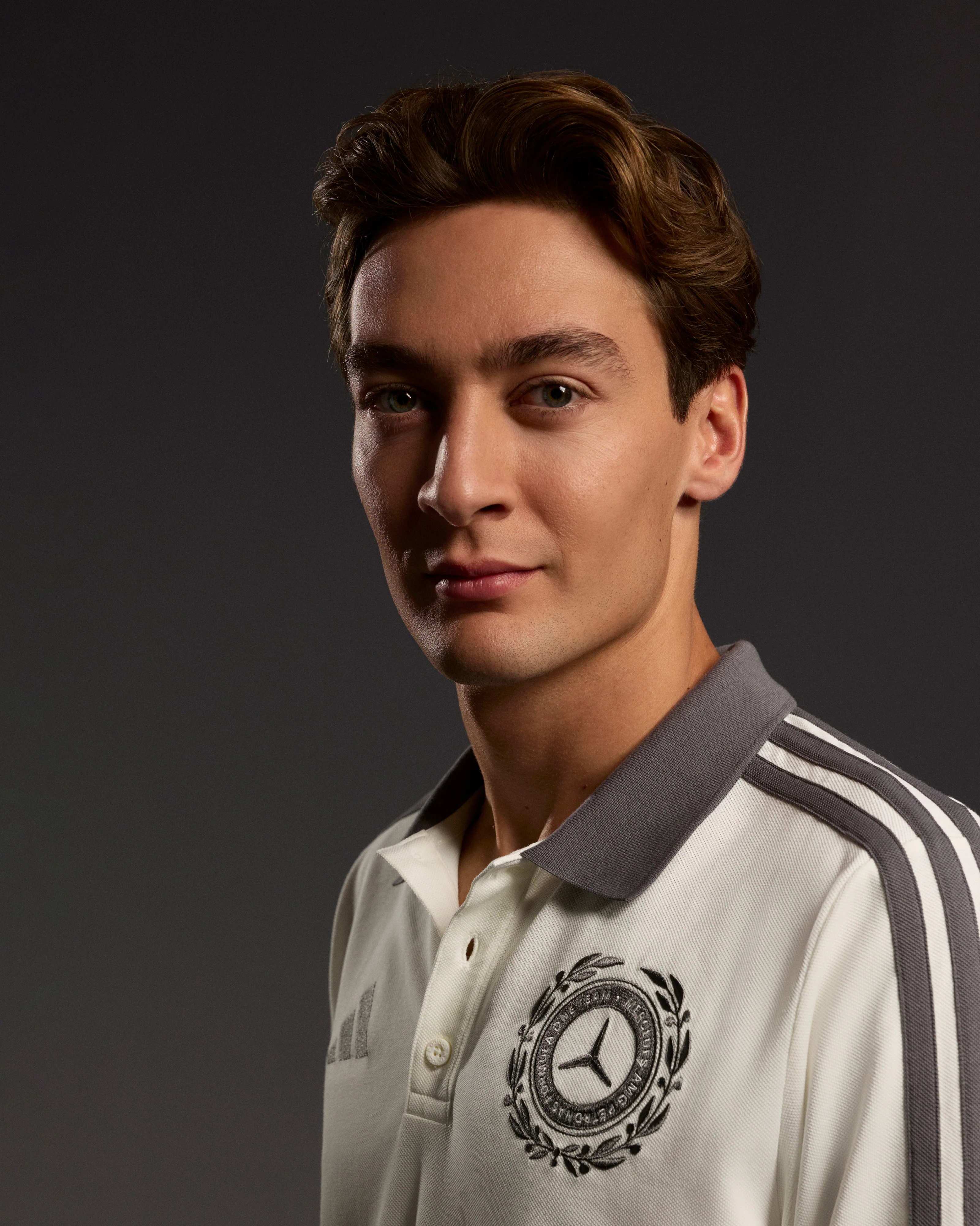 Mens Silver Arrows Icon Polo Off White - Image 3