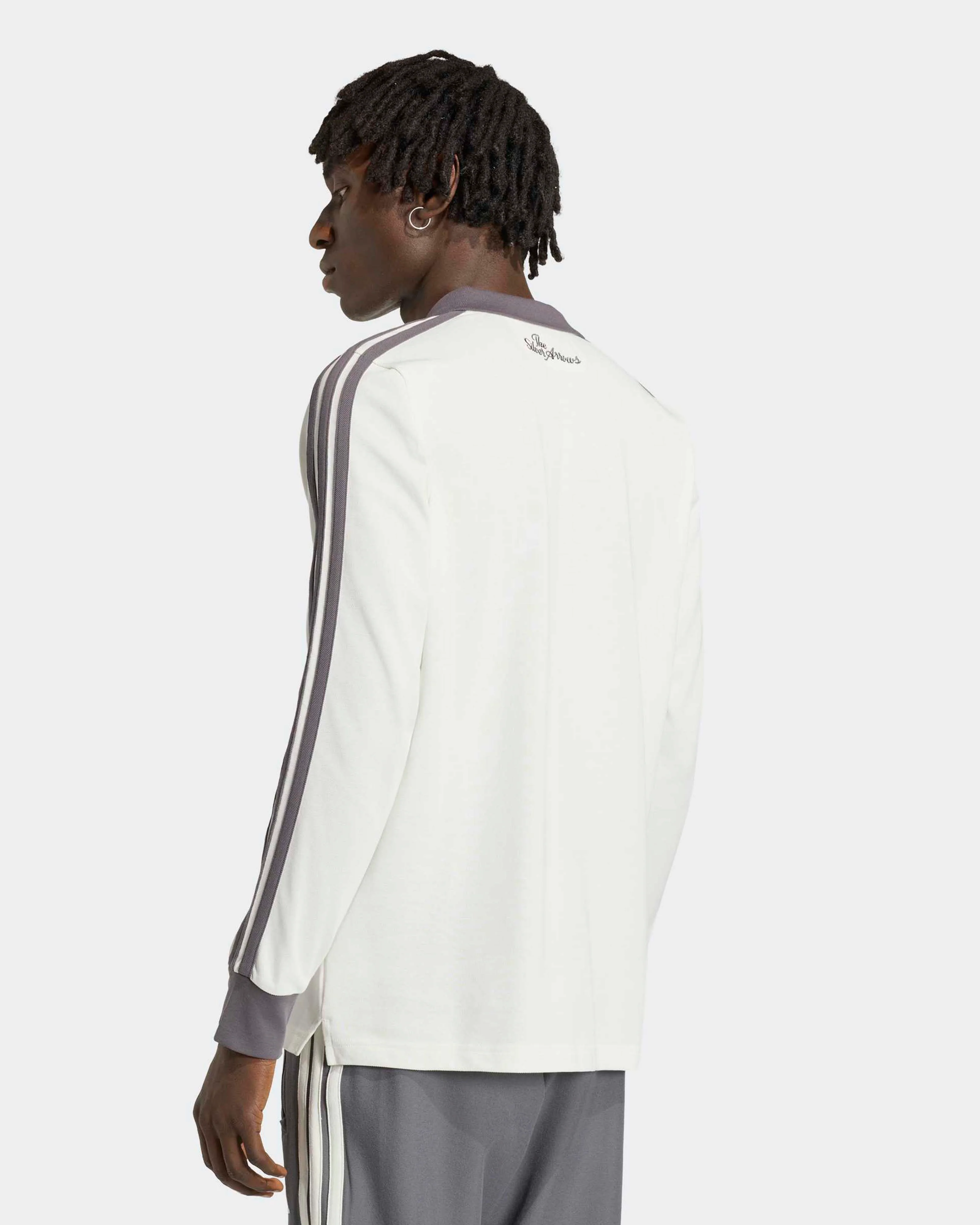 Mens Silver Arrows Icon Polo Off White - Image 5