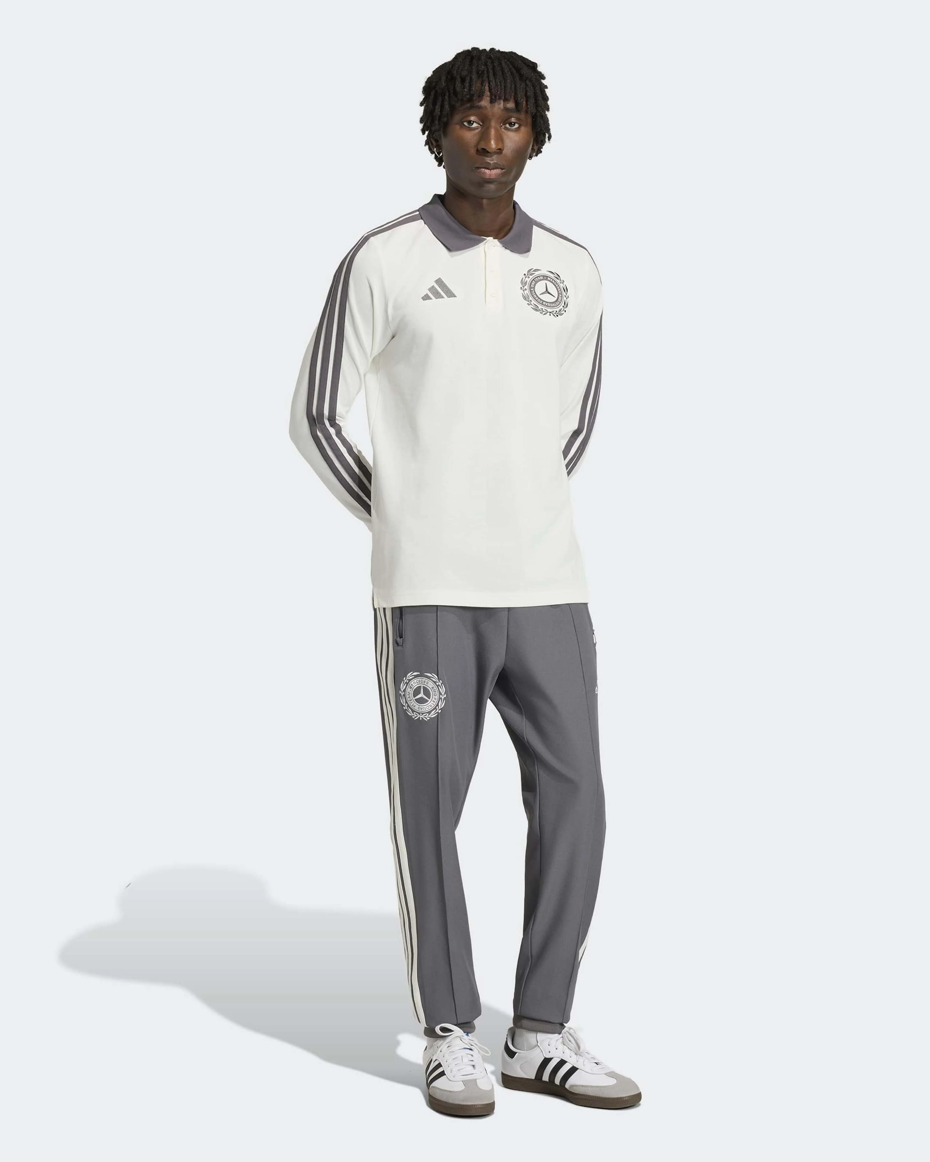 Mens Silver Arrows Icon Polo Off White - Image 6
