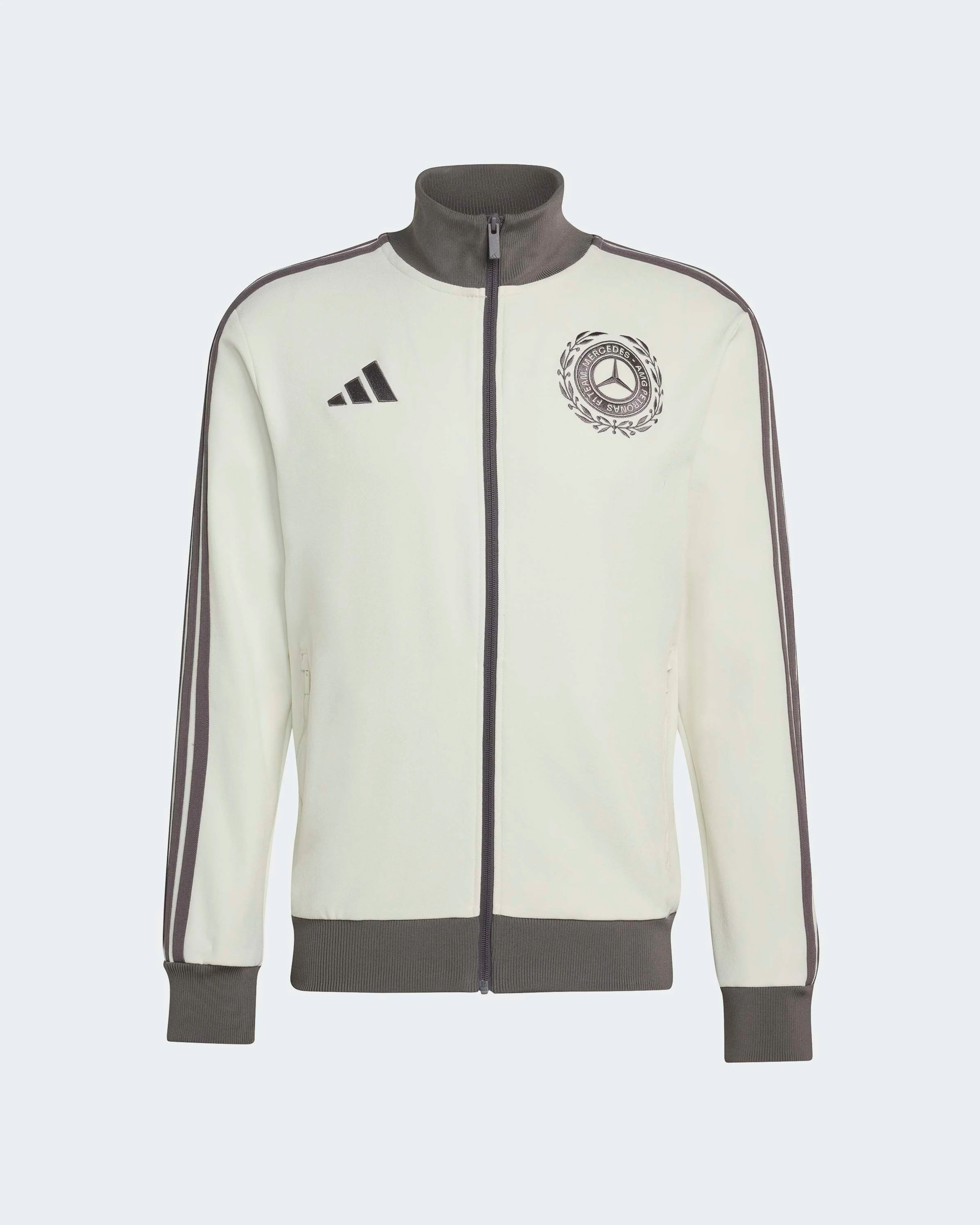 Mens Silver Arrows Icon Track Top Off White - Image 6