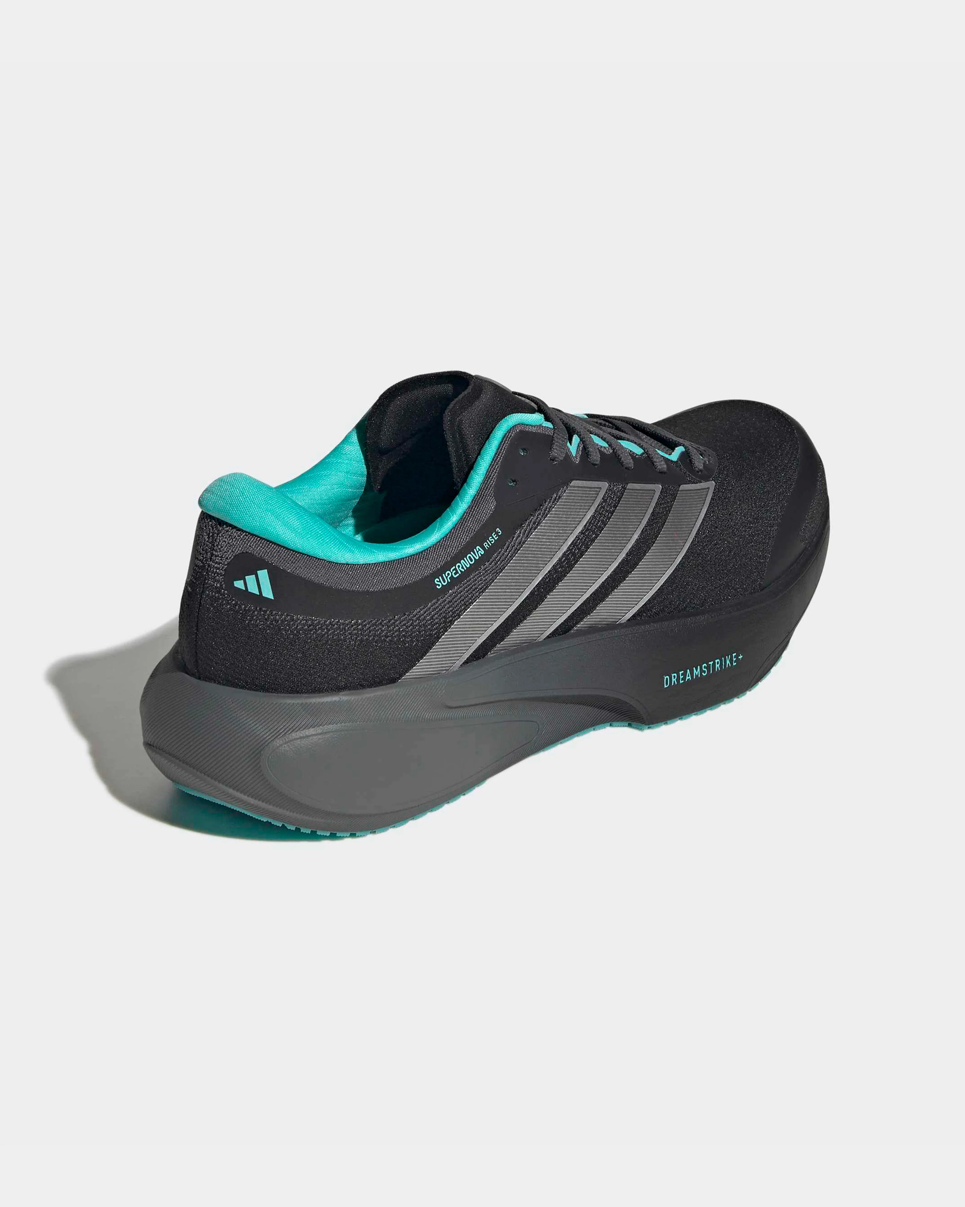 Mens Supernova Rise 3 Shoes Black - Image 6