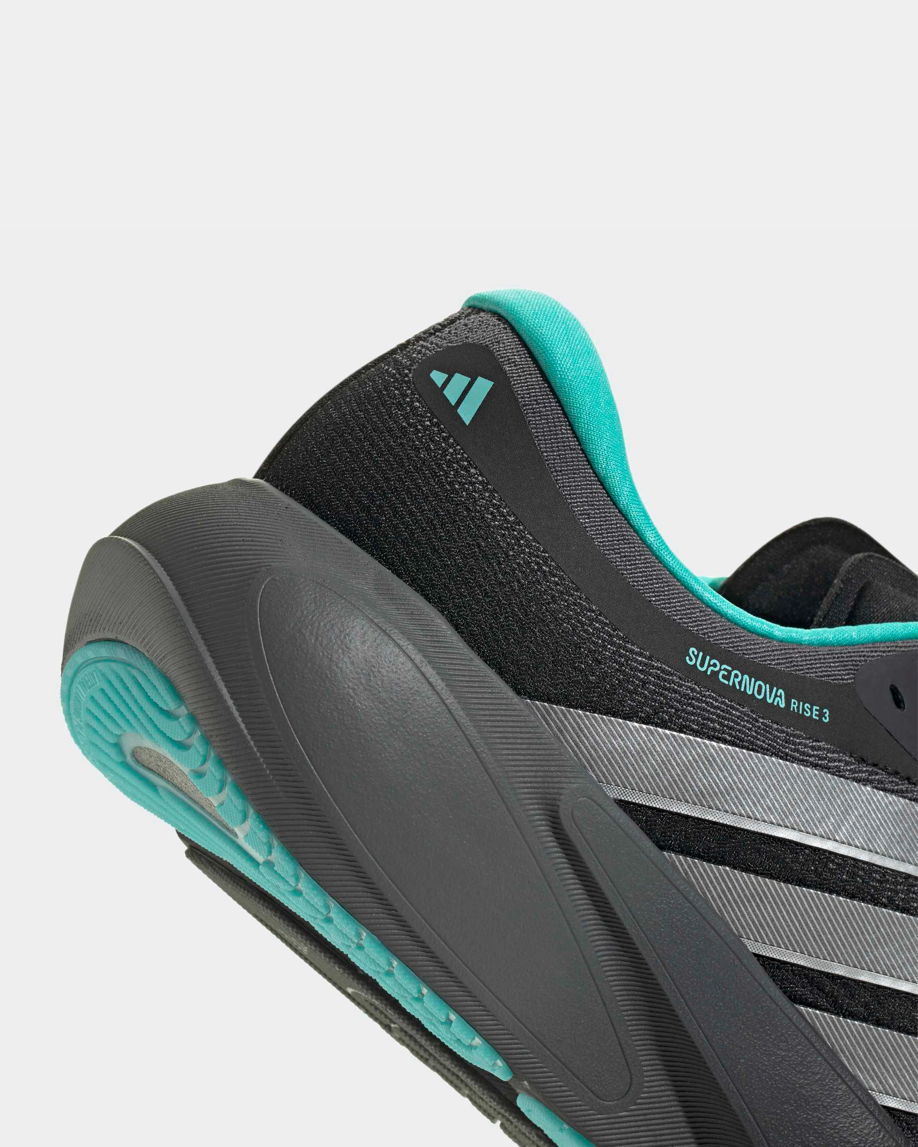 Mens Supernova Rise 3 Shoes Black - Image 7