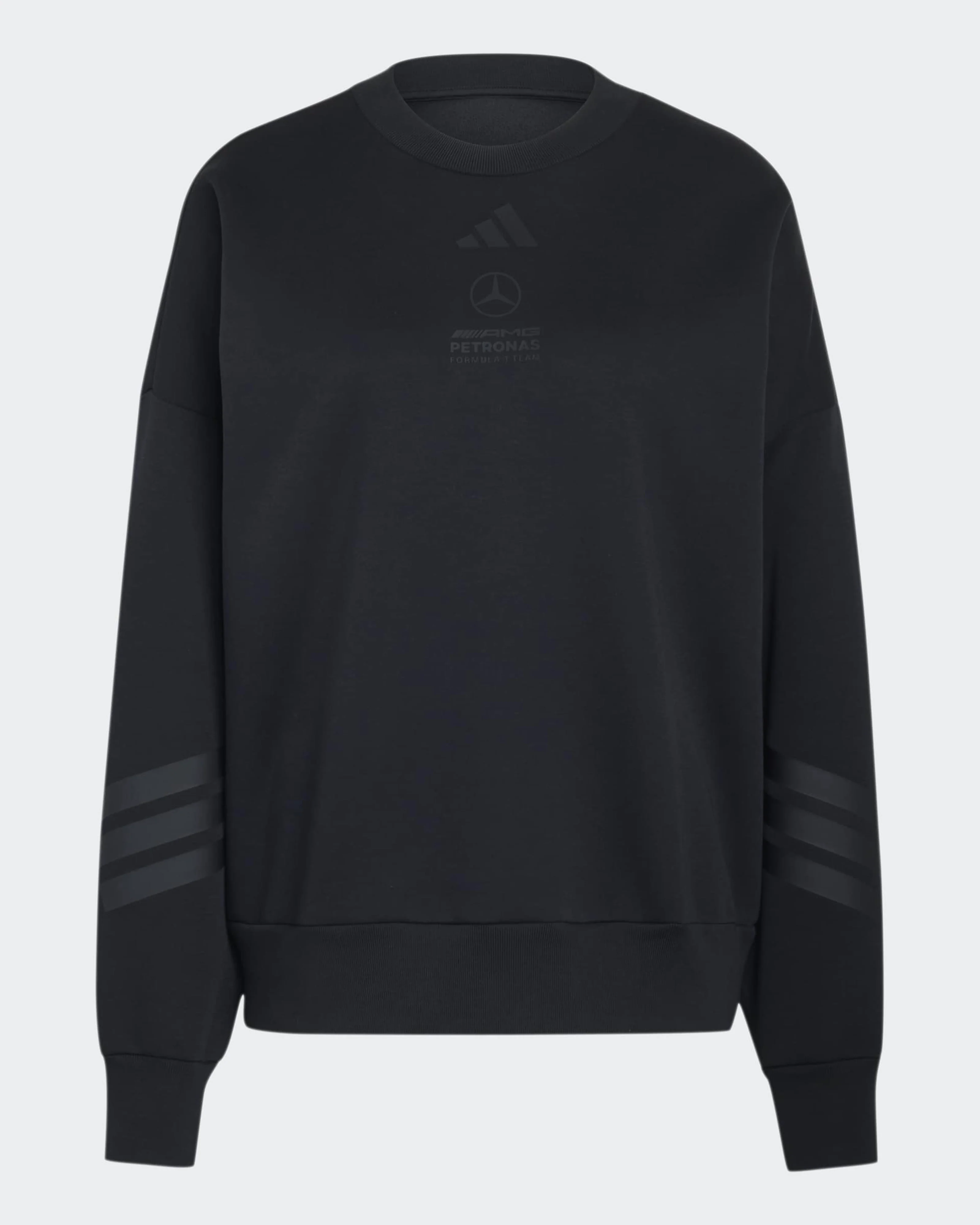 Womens Lights Out Sweat Top Black - Image 6