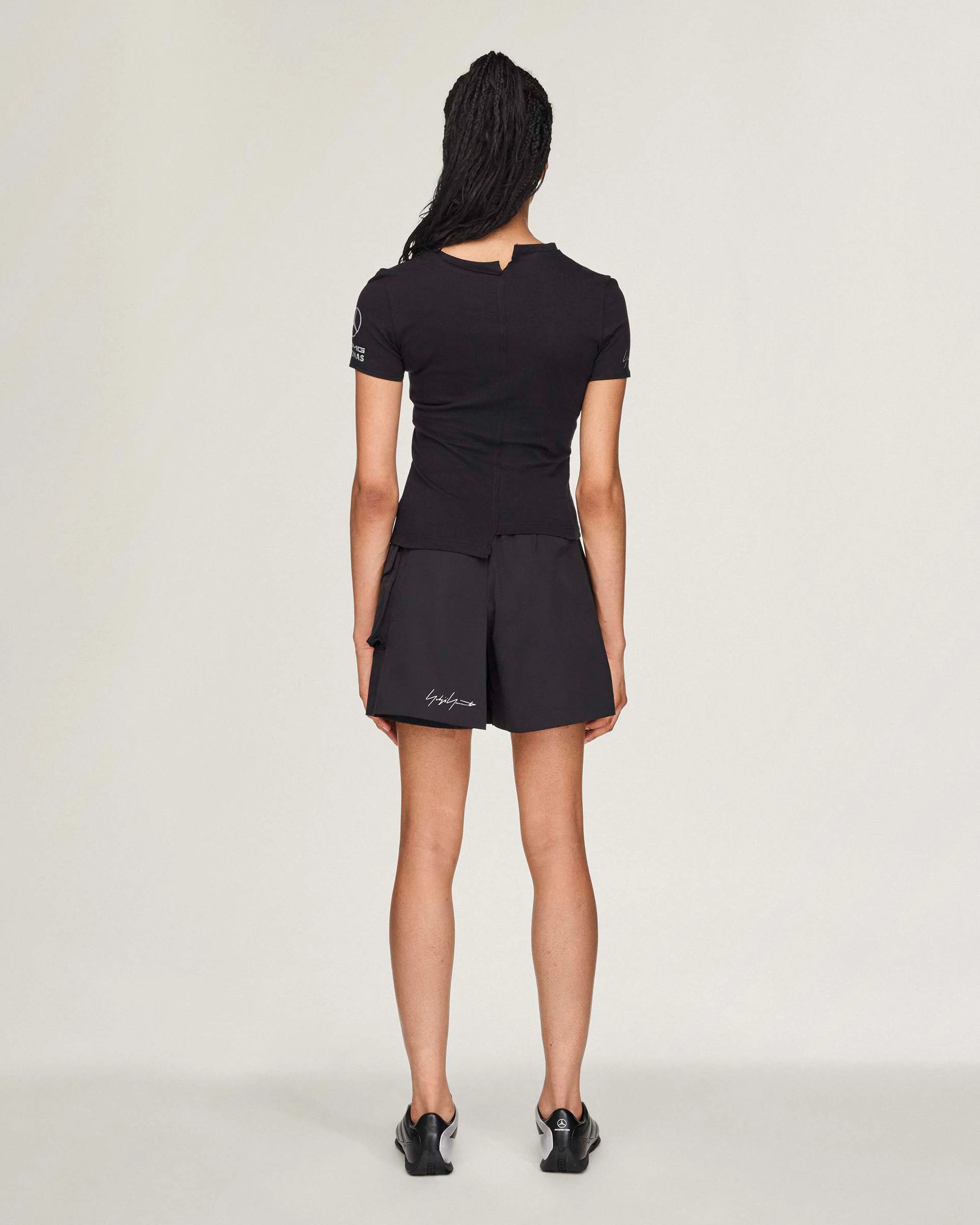 Womens Y-3 Skort Black - Image 2