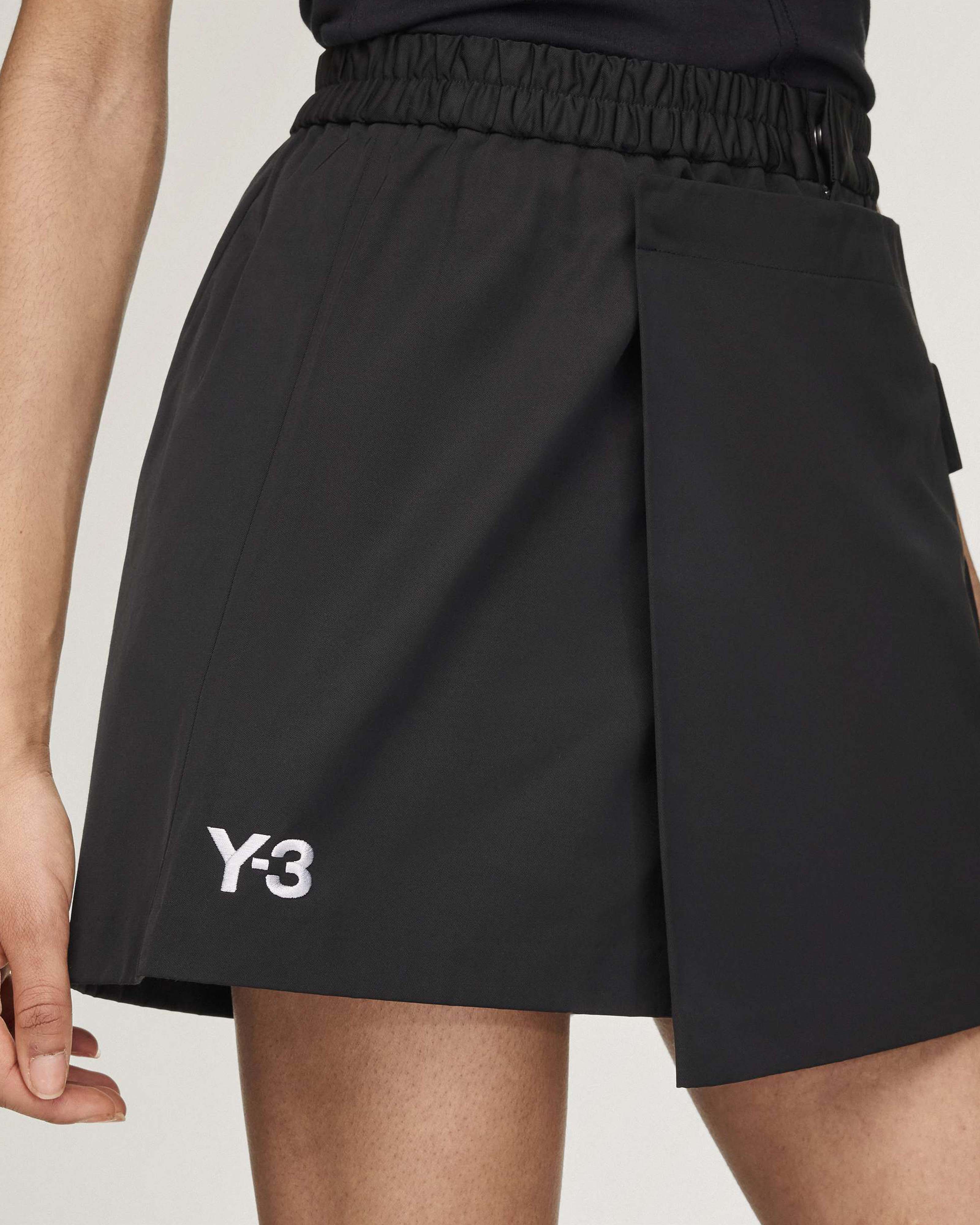 Womens Y-3 Skort Black - Image 5