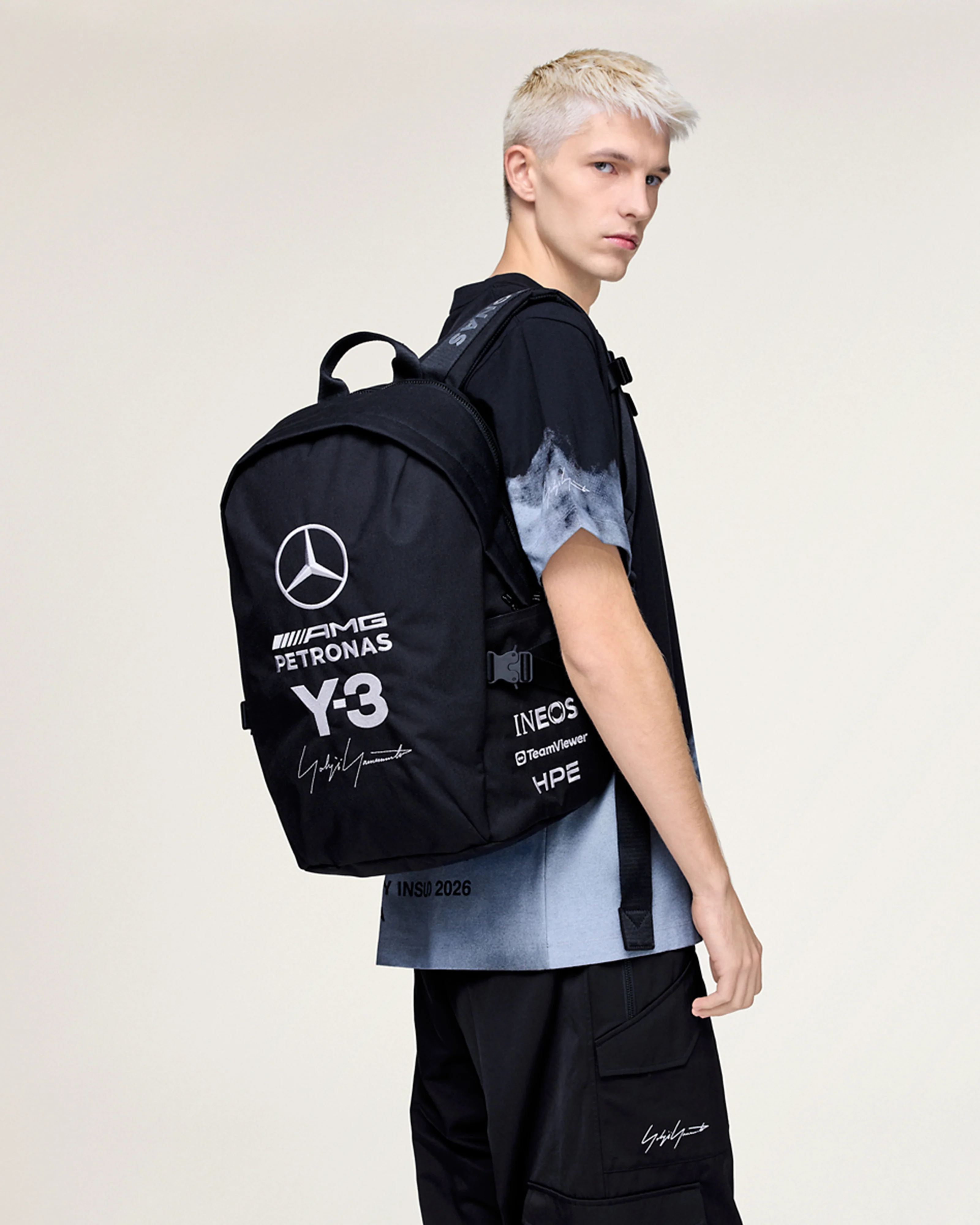 Y-3 Backpack Black - Image 2