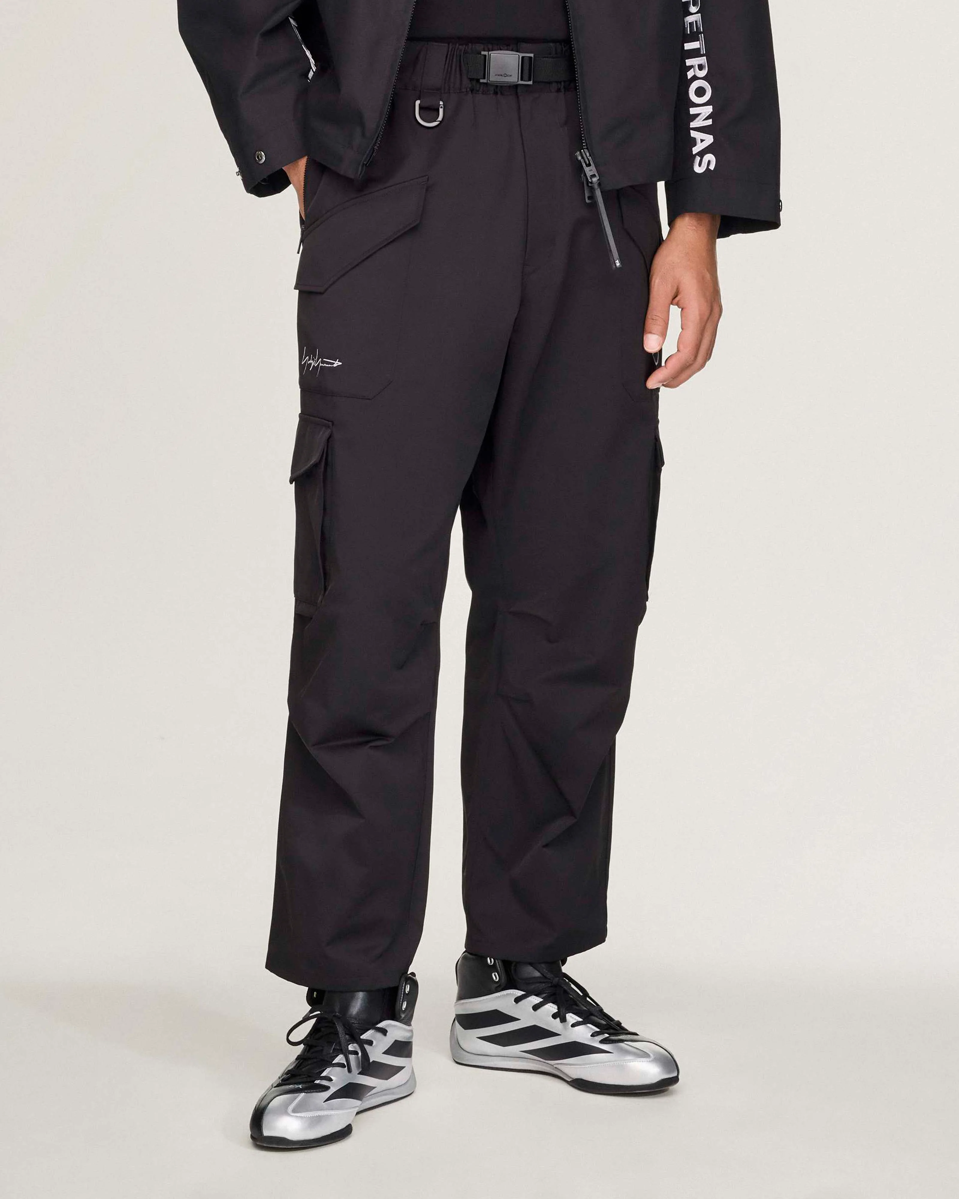 Y-3 Cargo Trousers Black - Image 4