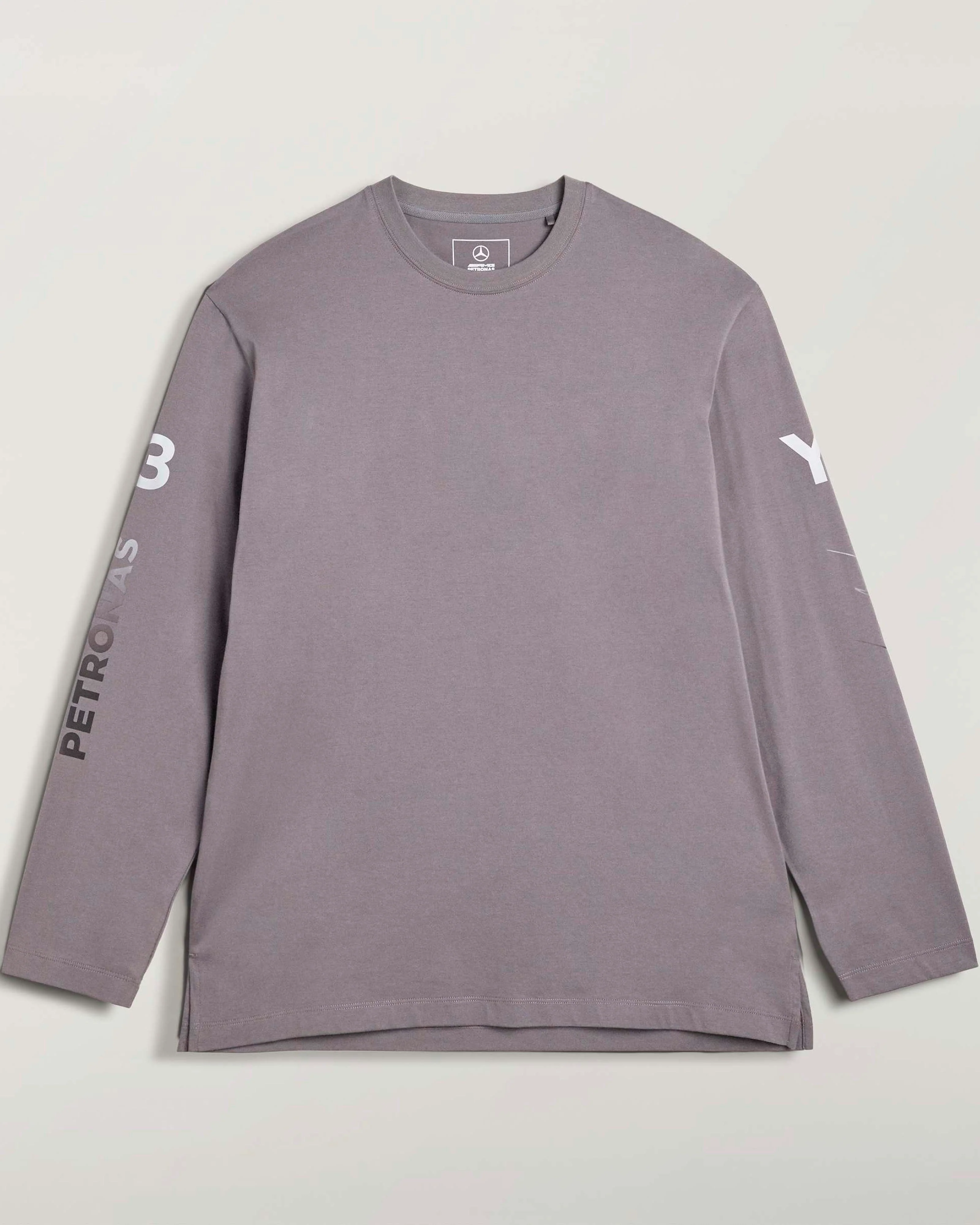Y-3 Chaos Long-Sleeve T-shirt Grey - Image 8