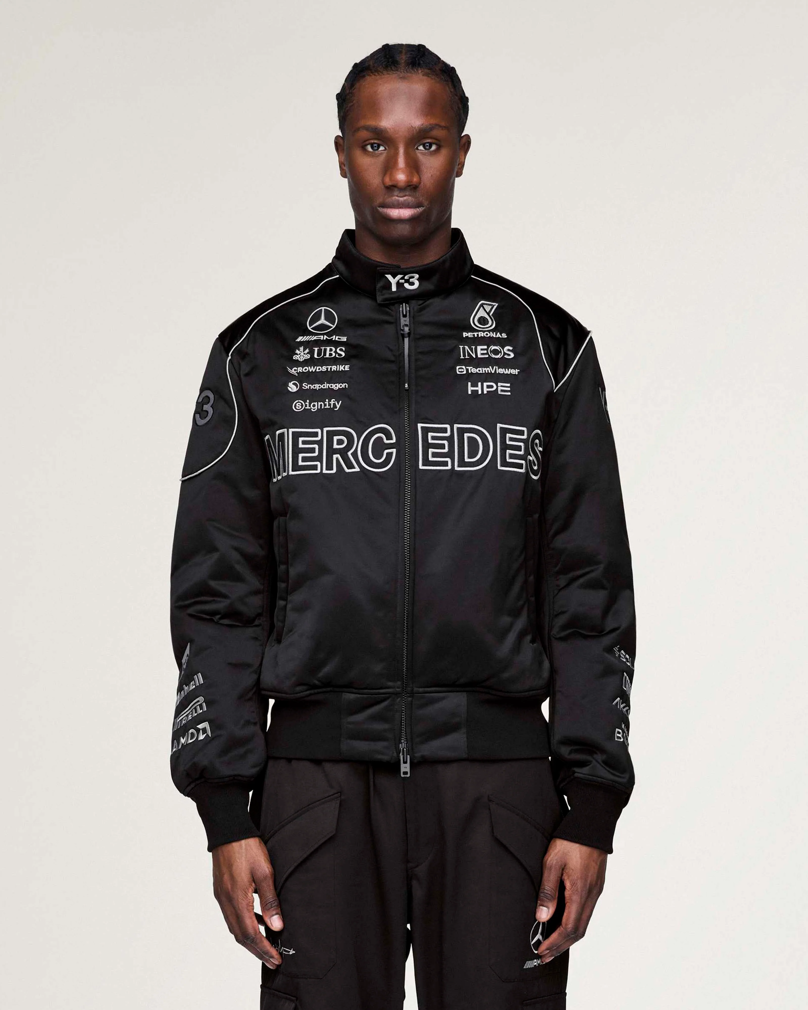 Y-3 Team Jacket Black - Image 2