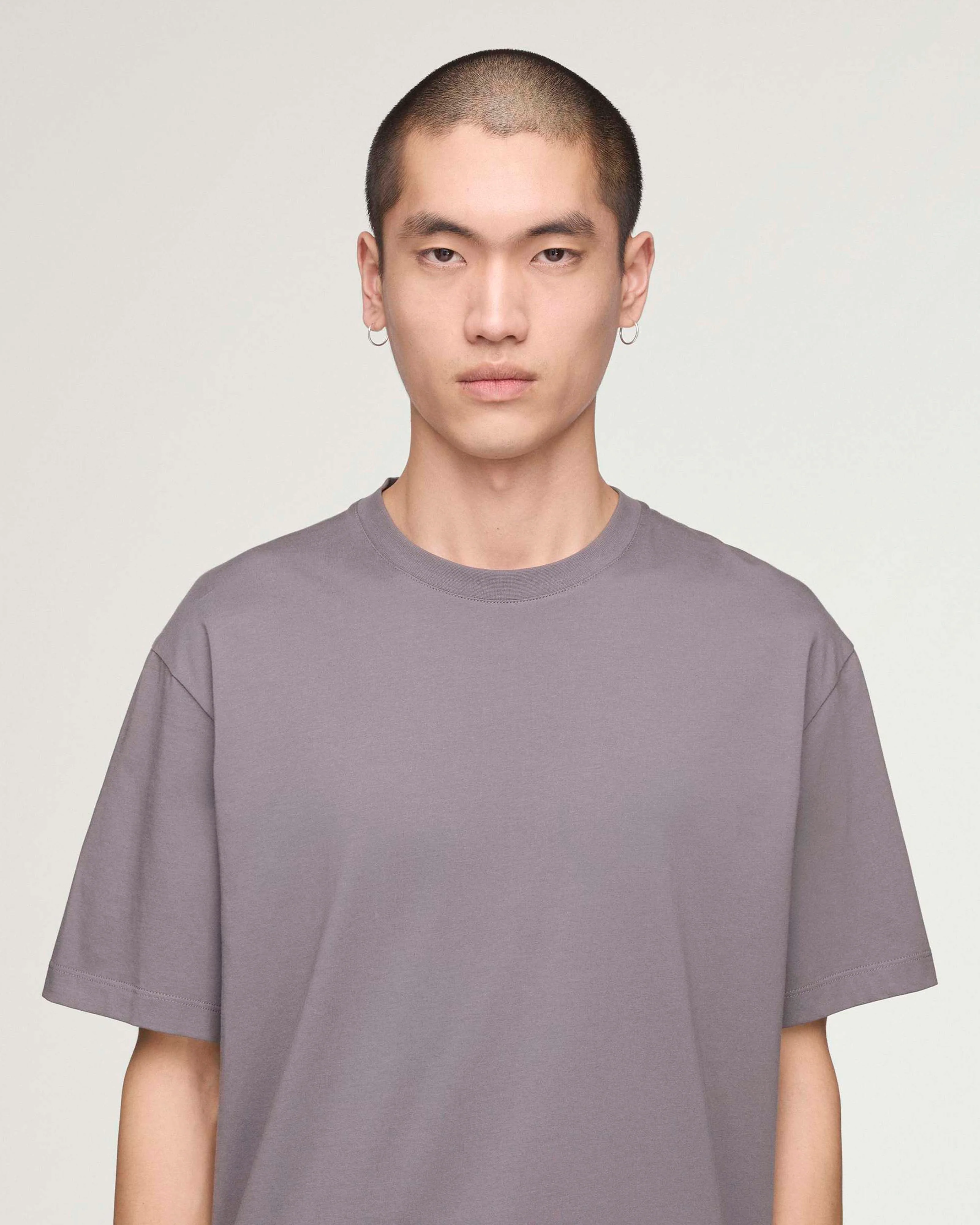 Y-3 Logo Short-Sleeve T-shirt Grey - Image 7