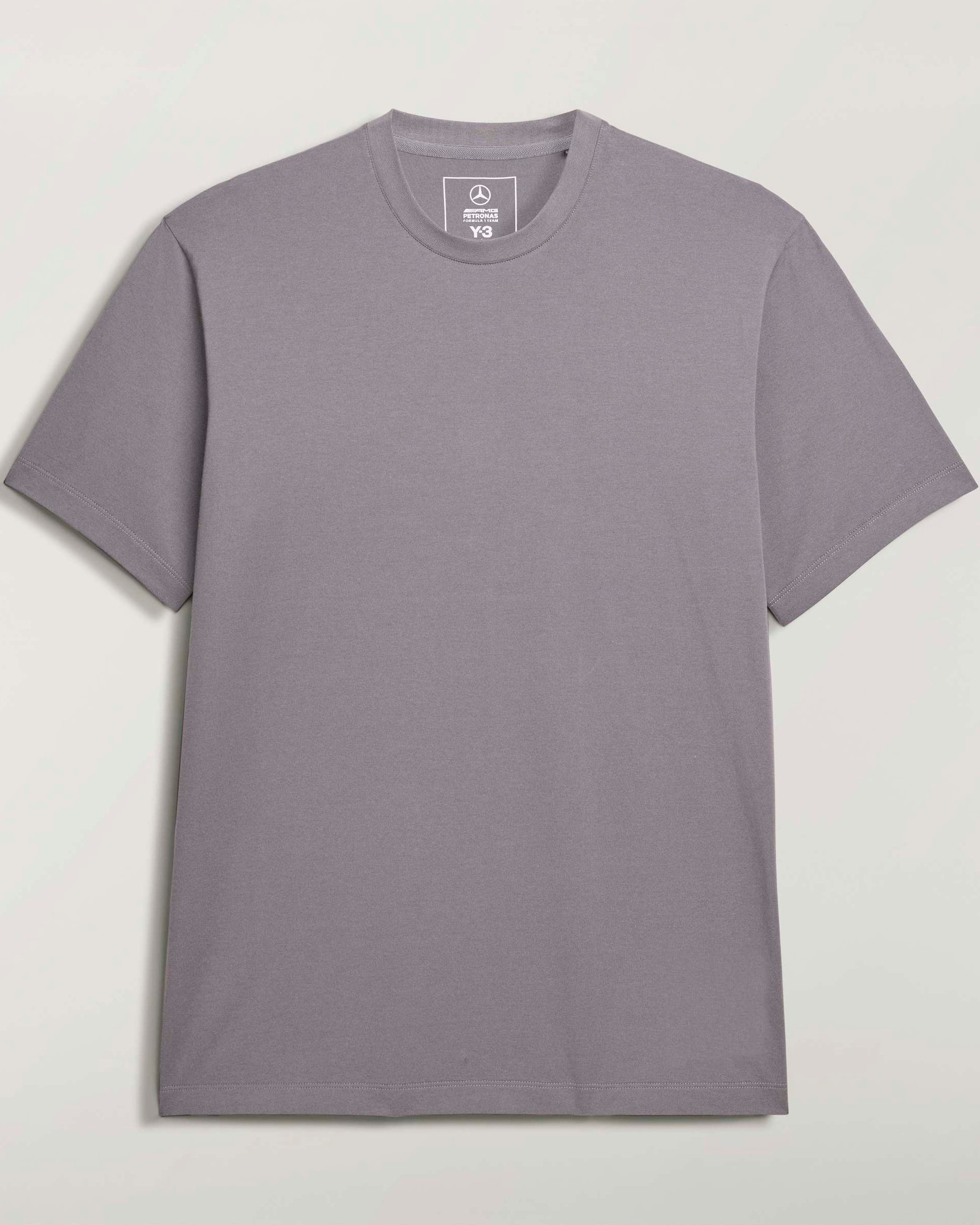 Y-3 Logo Short-Sleeve T-shirt Grey - Image 8
