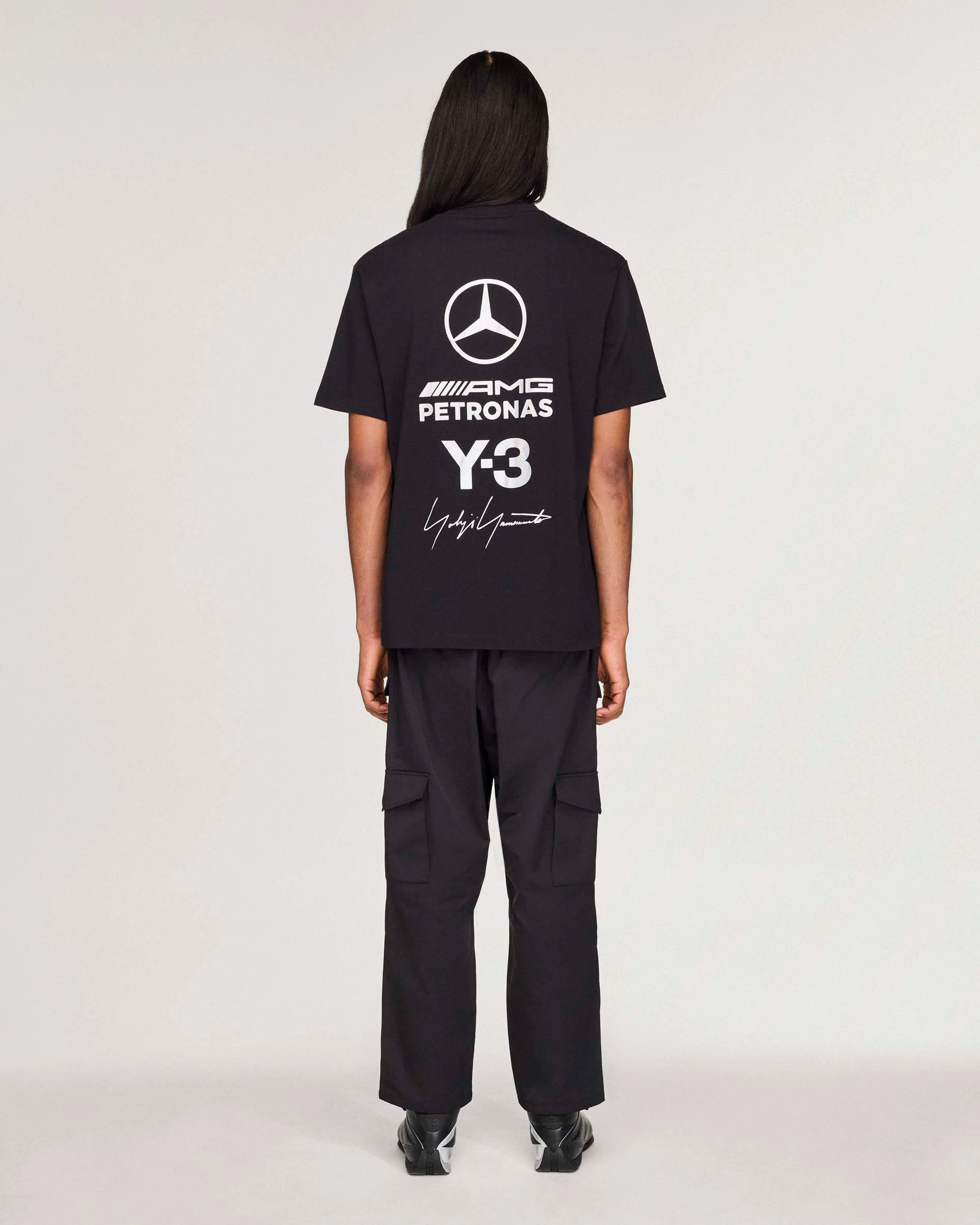 Y-3 Logo Short-Sleeve T-shirt Black - Image 2