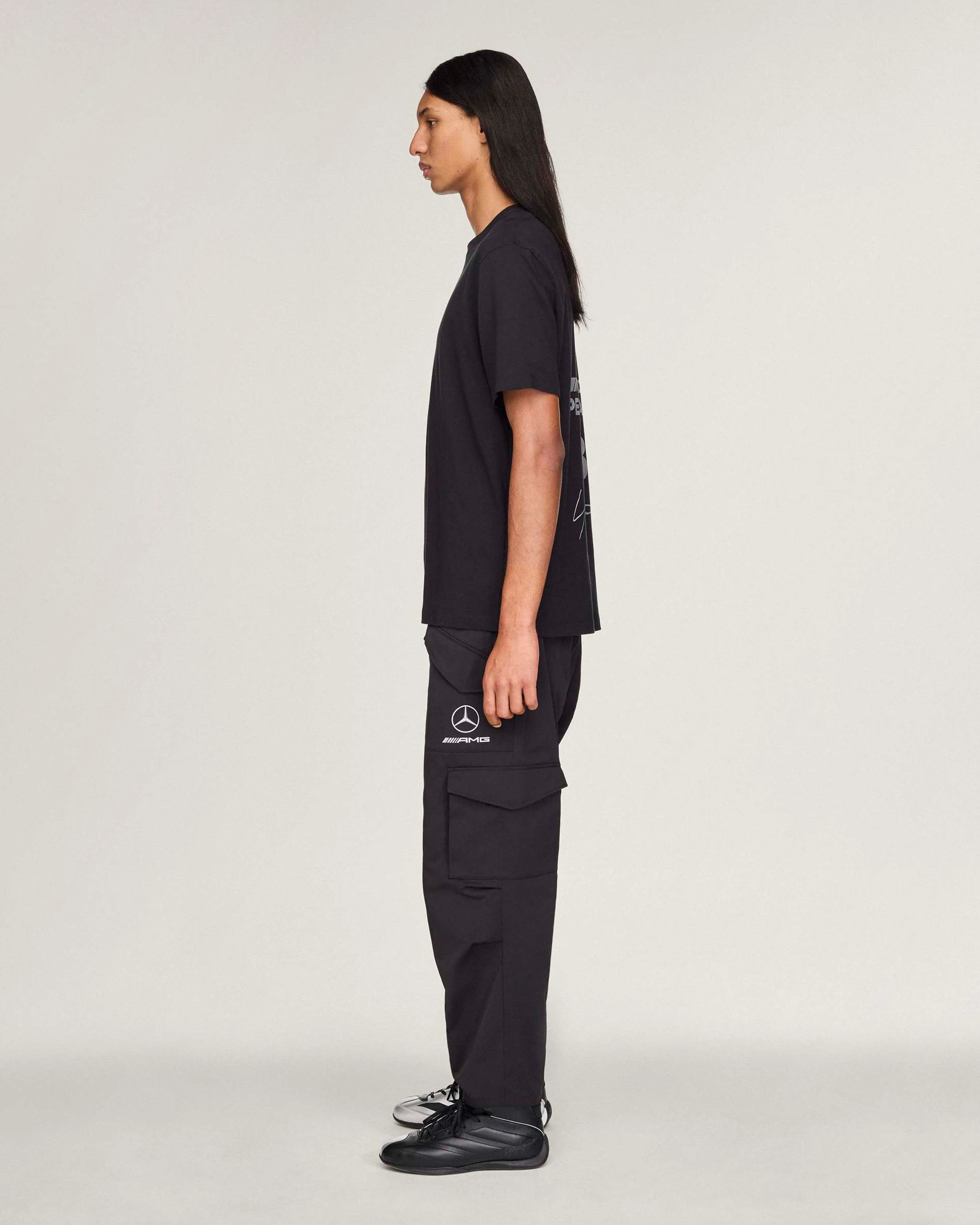 Y-3 Logo Short-Sleeve T-shirt Black - Image 3
