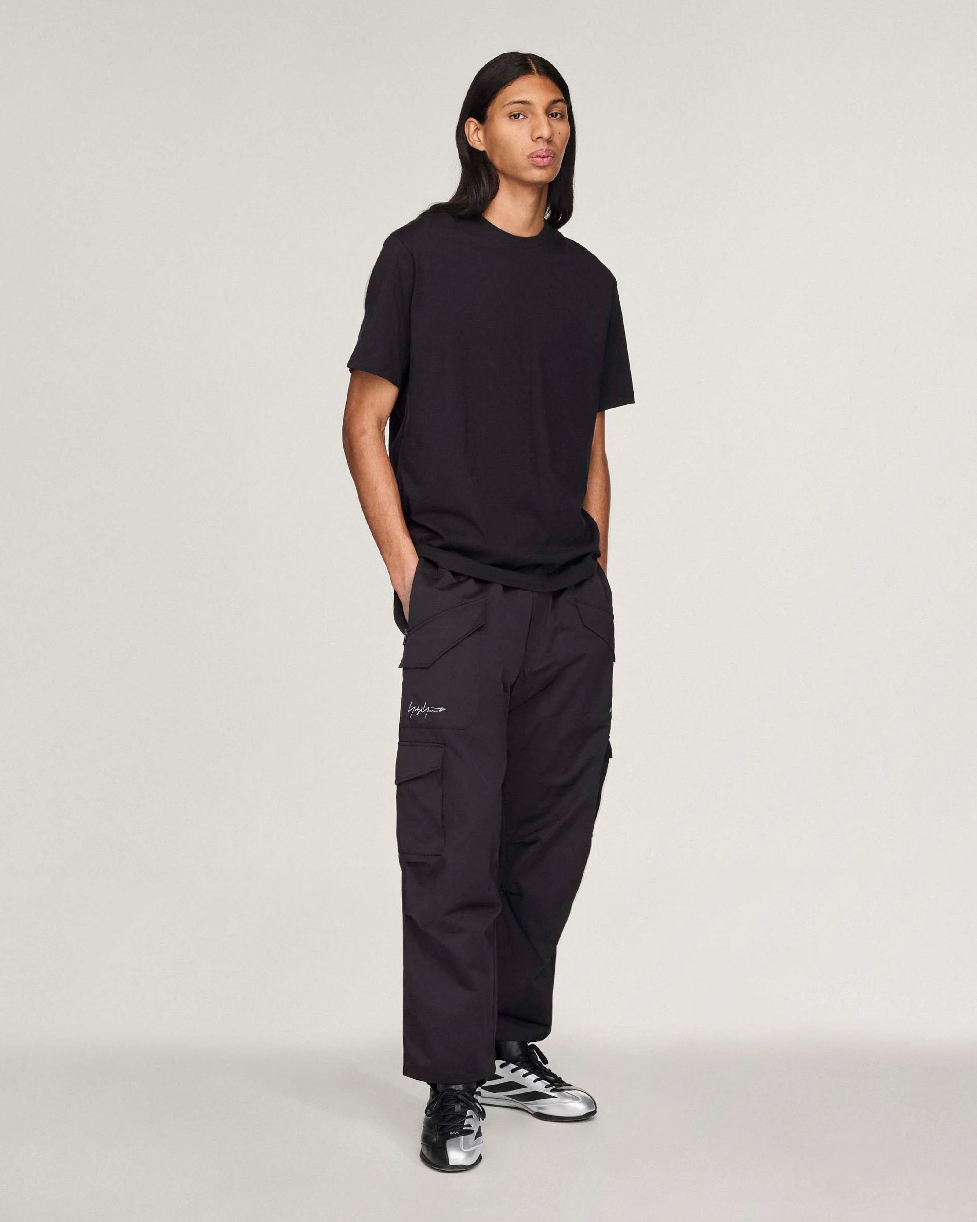 Y-3 Logo Short-Sleeve T-shirt Black - Image 4