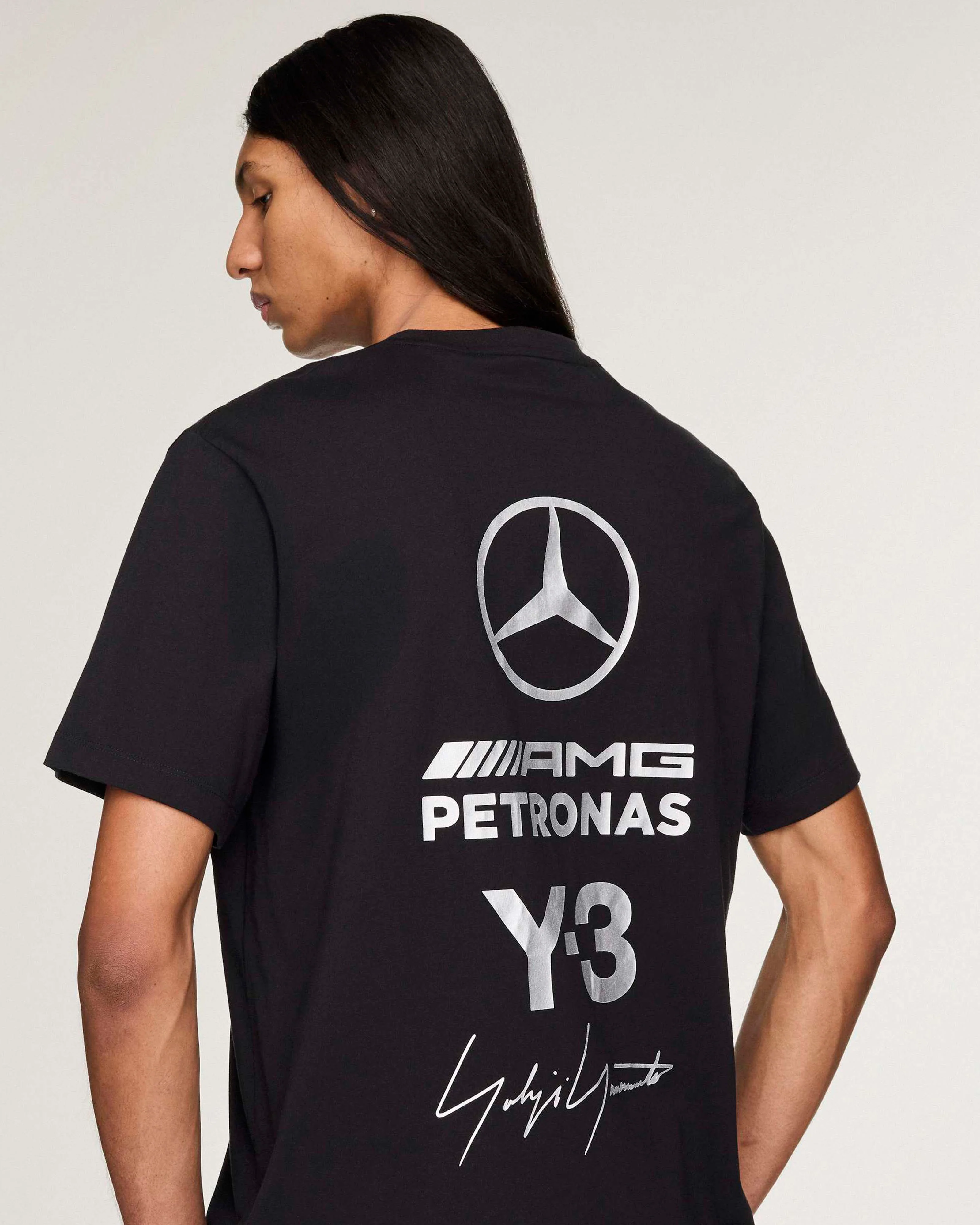 Y-3 Logo Short-Sleeve T-shirt Black - Image 7
