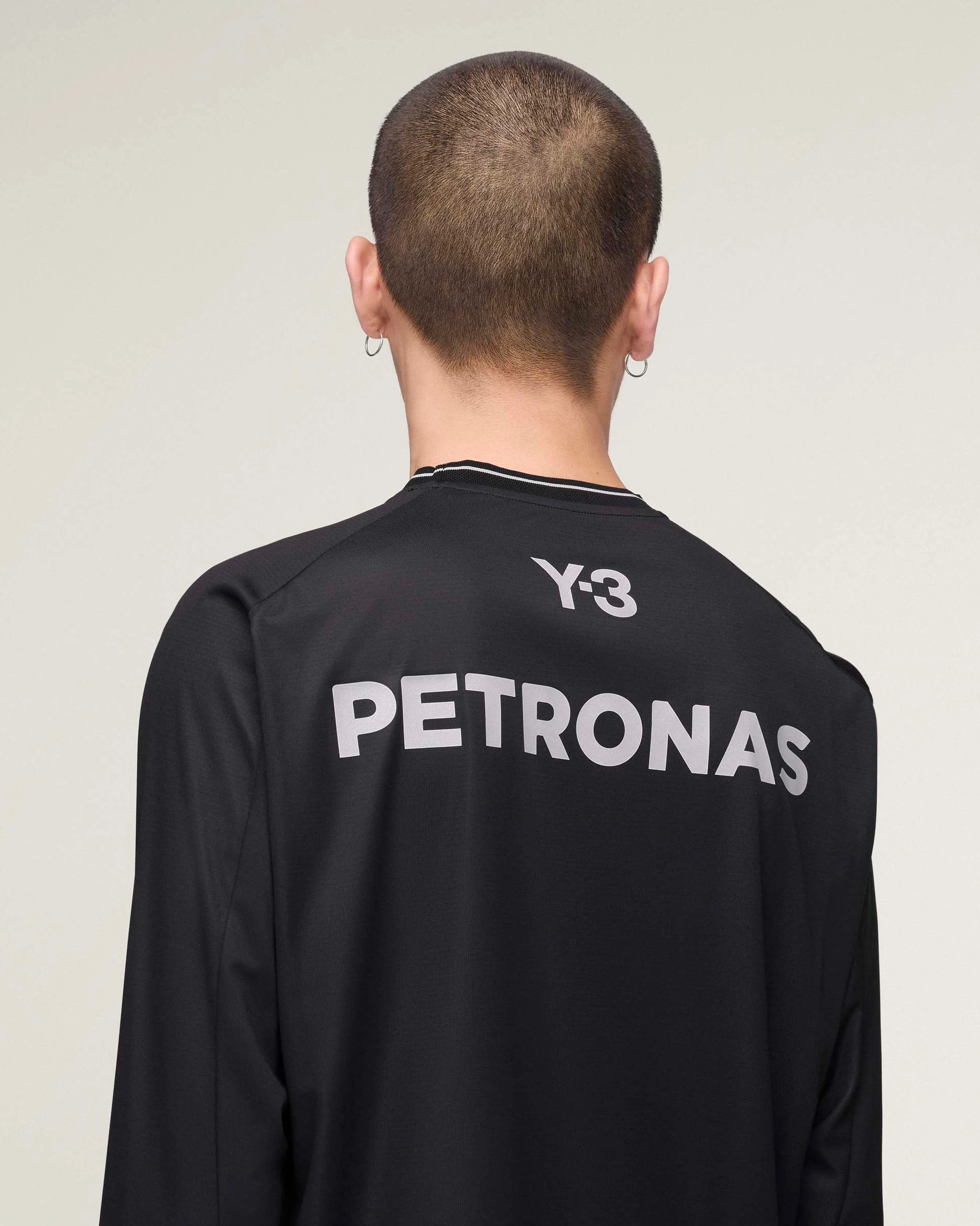 Y-3 Long-Sleeve Mechanics Tee Black - Image 6