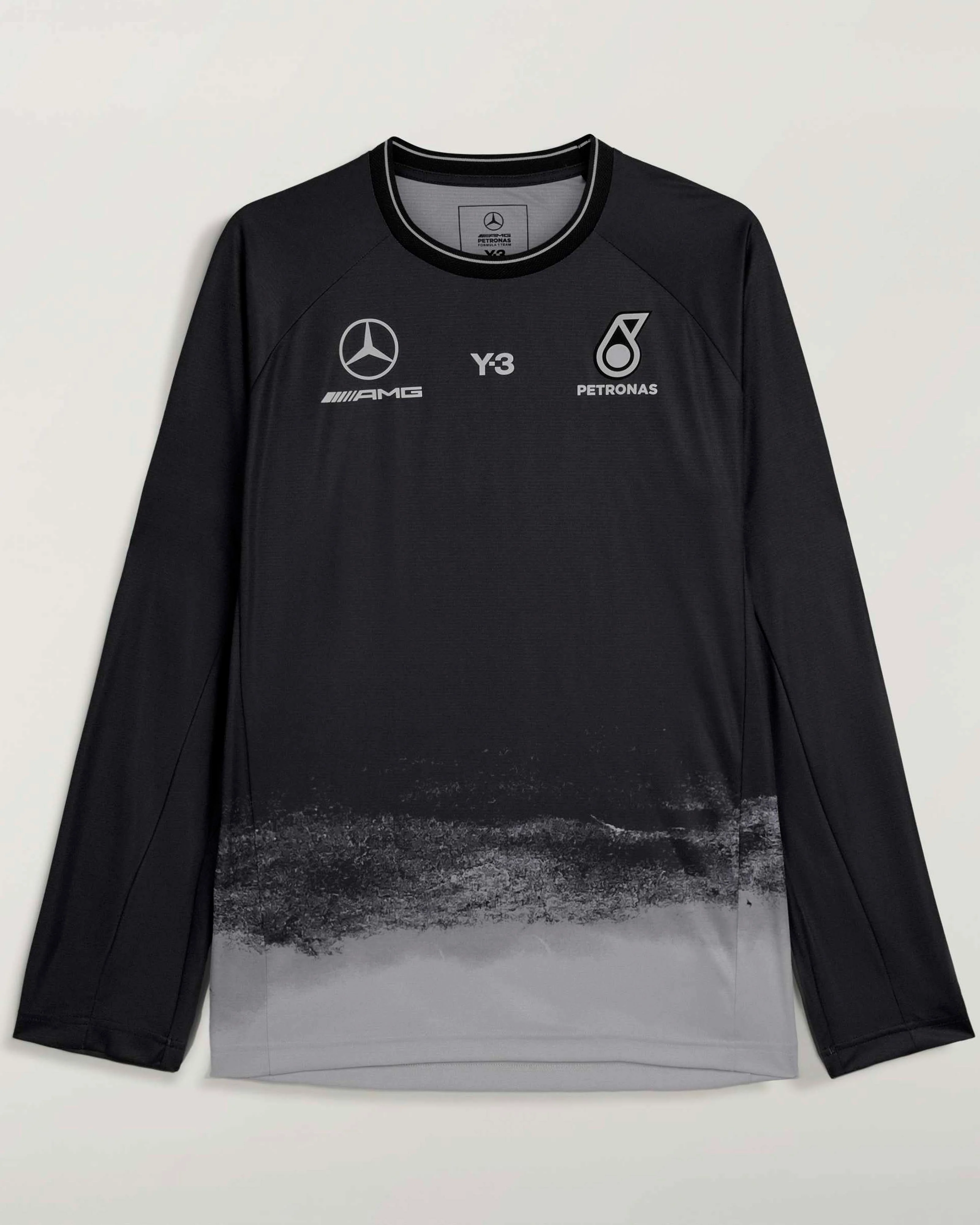 Y-3 Long-Sleeve Mechanics Tee Black - Image 8
