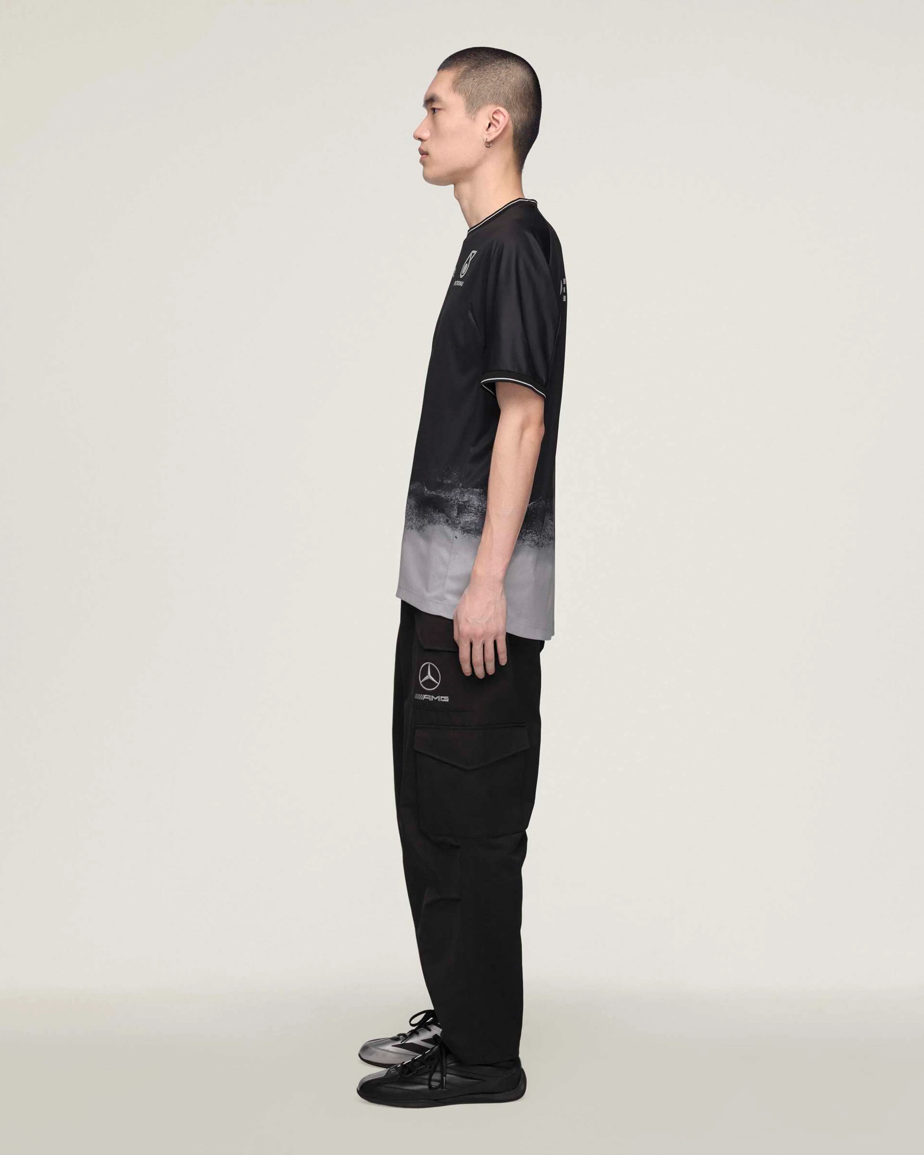 Y-3 Short-Sleeve Mechanics Tee Black - Image 3