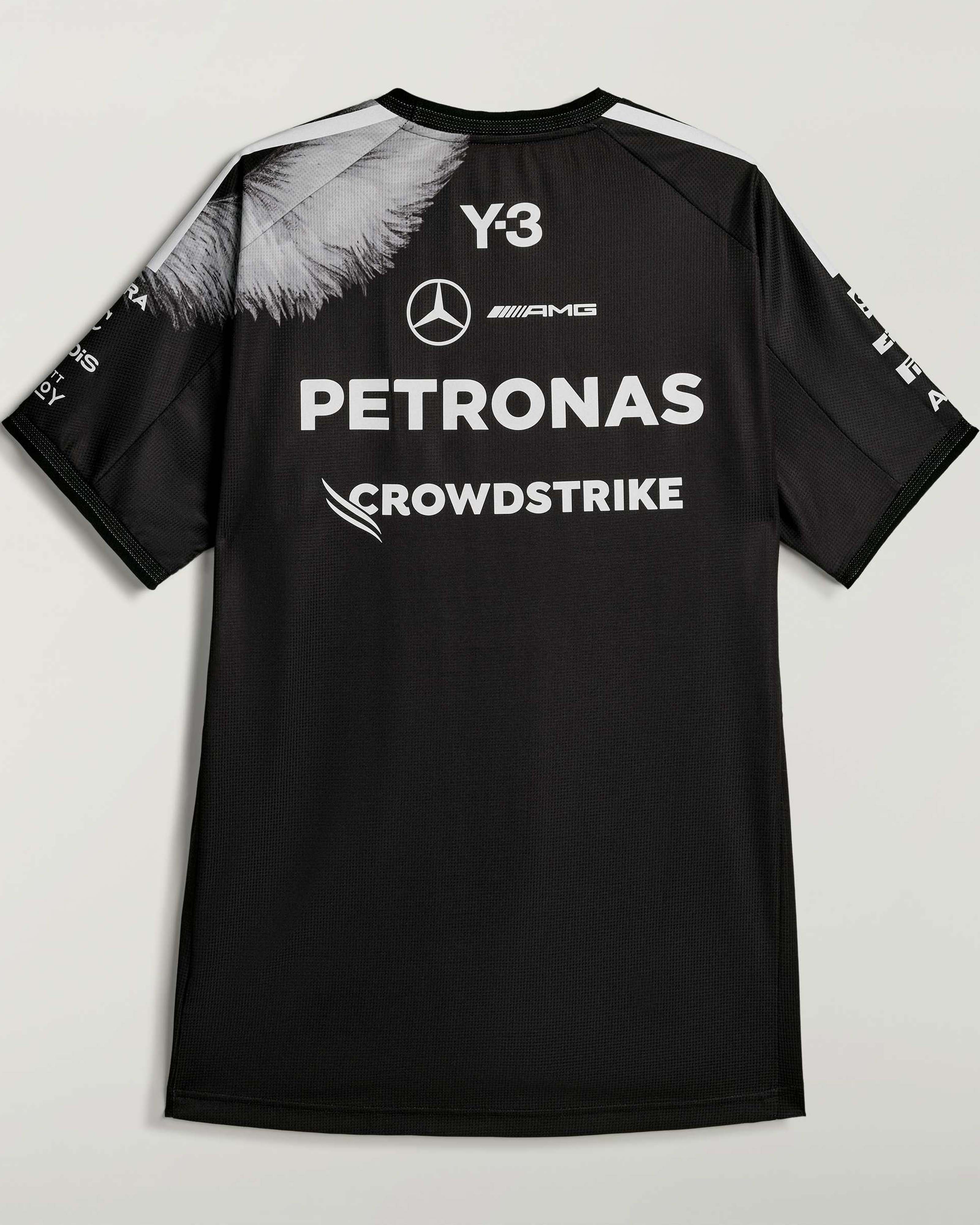 Y-3 Short-Sleeve Team Driver Tee Black - Image 10