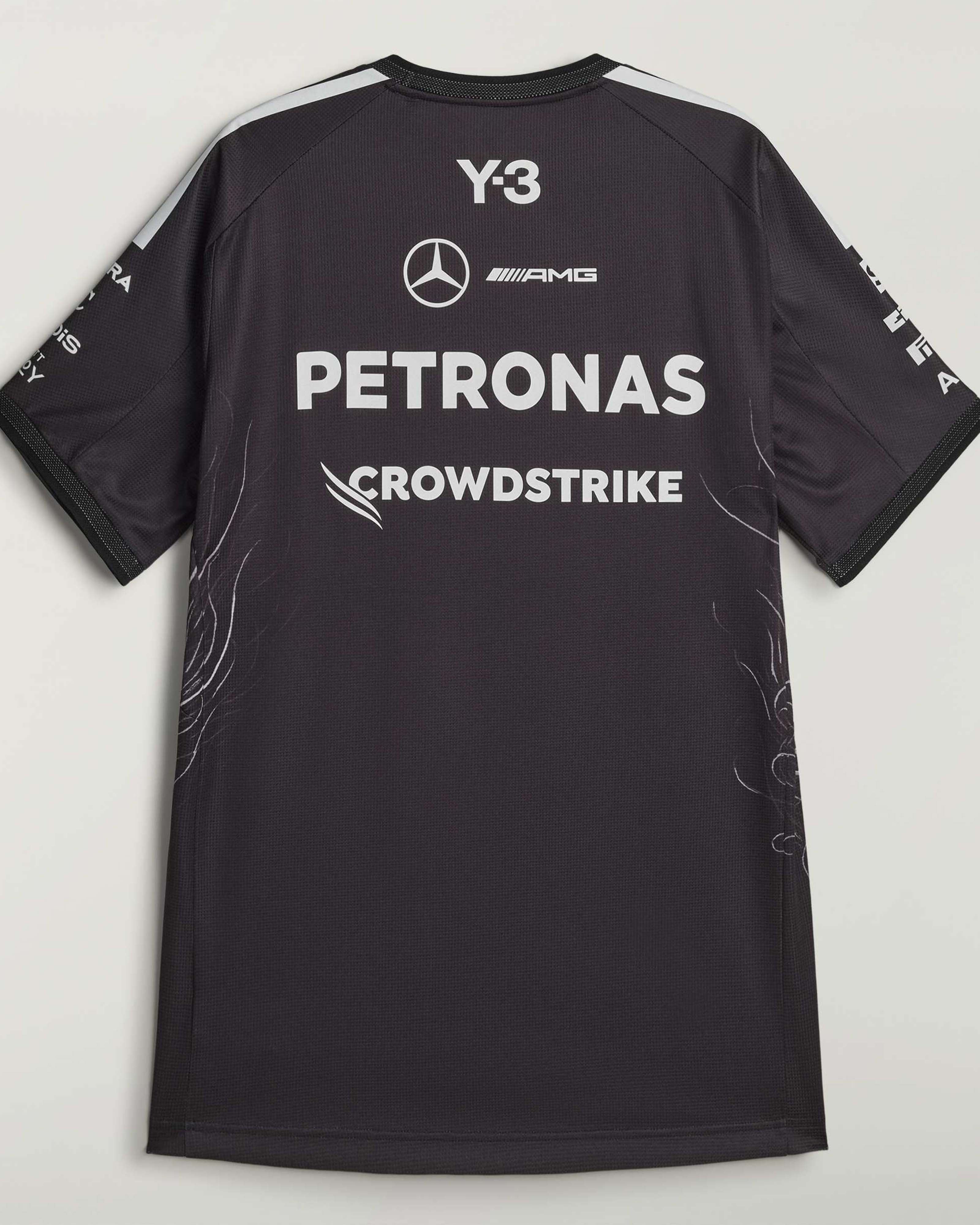 Y-3 Short-Sleeve Team Driver Tee Black - Image 10