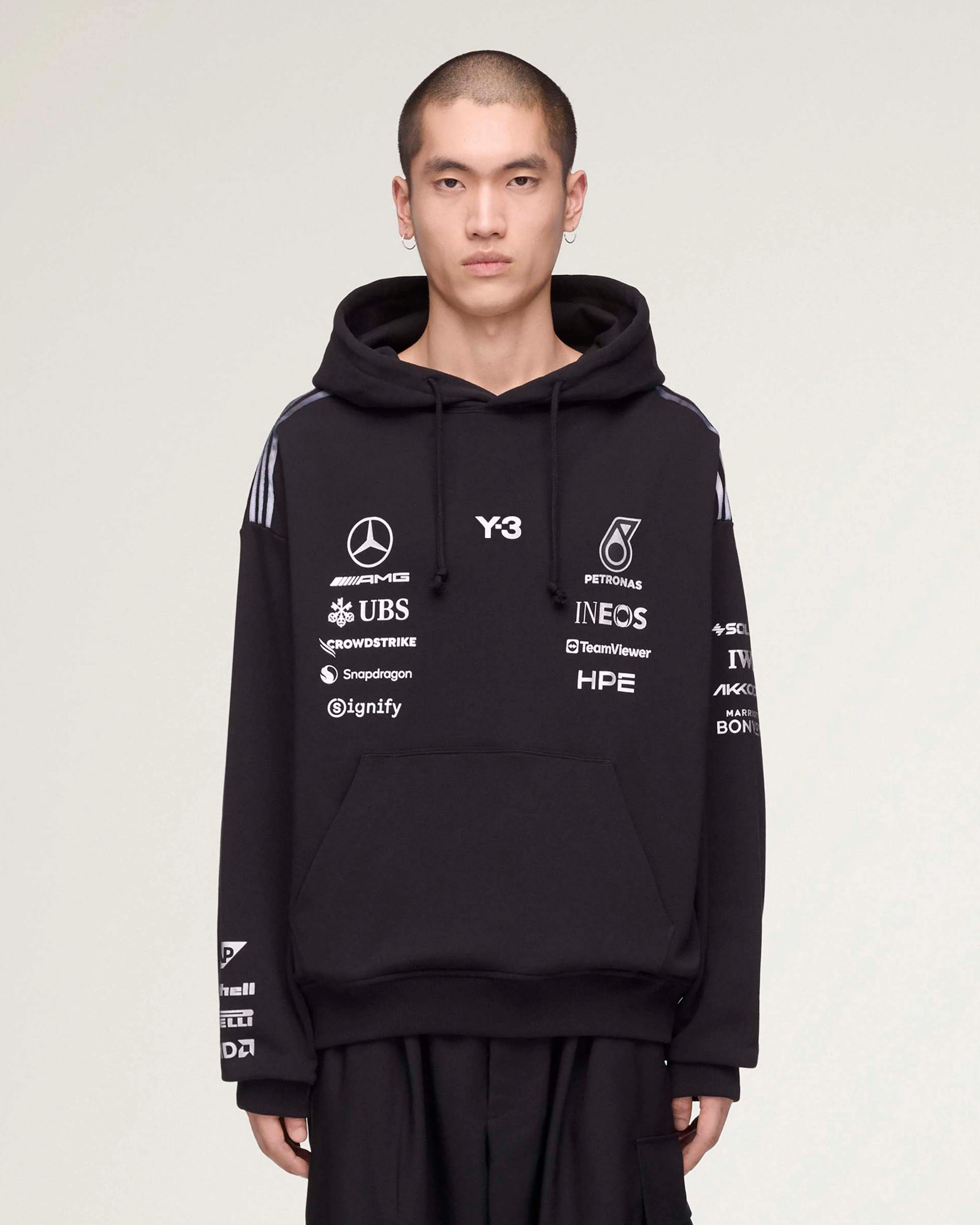 Y-3 Team Hoody Black - Image 3