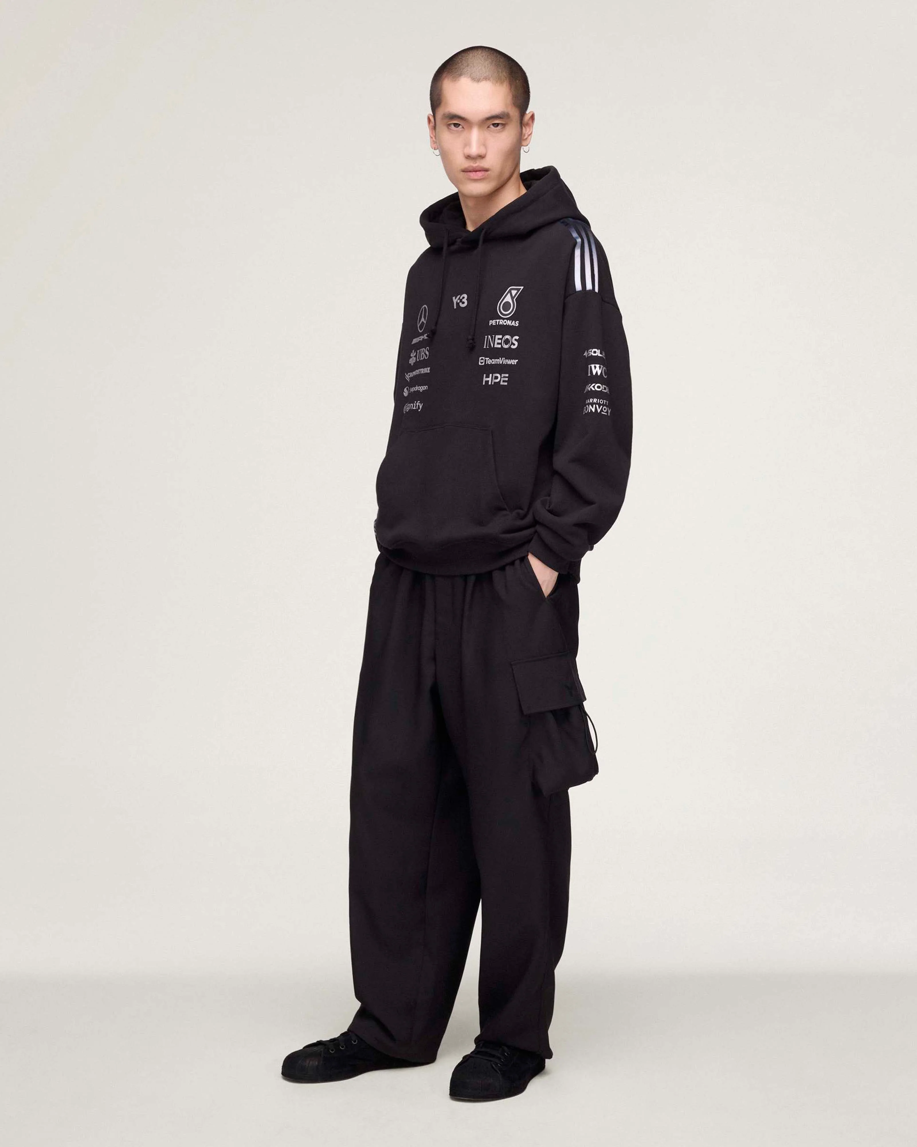 Y-3 Team Hoody Black - Image 6