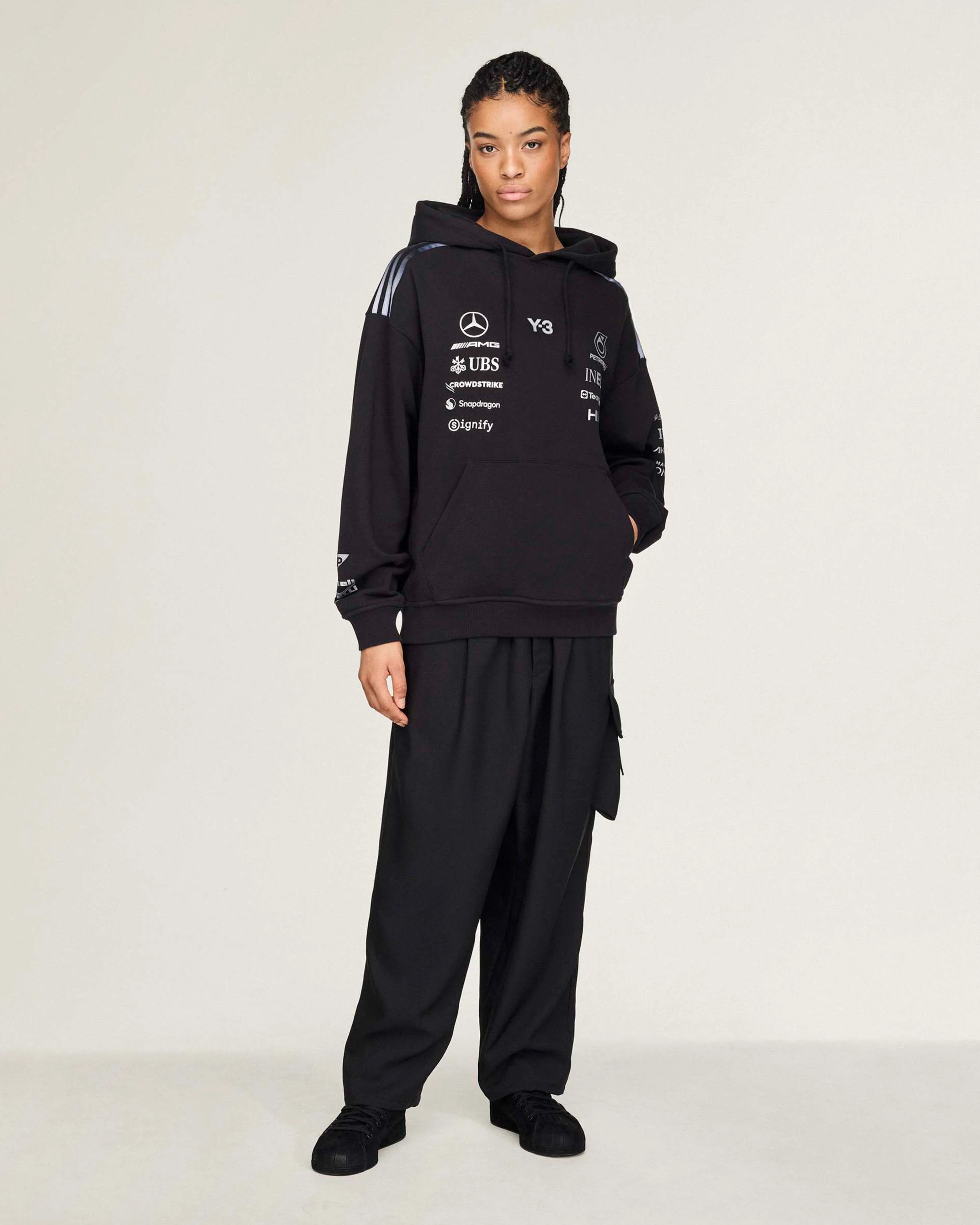 Y-3 Team Hoody Black - Image 7