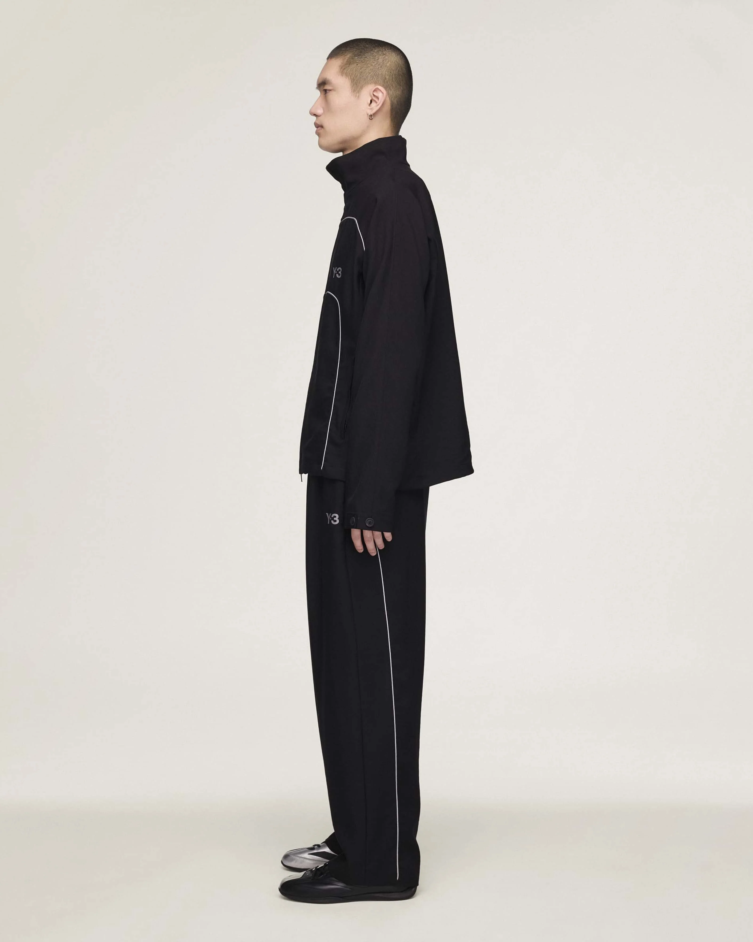 Y-3 Team Track Jacket Black - Image 4