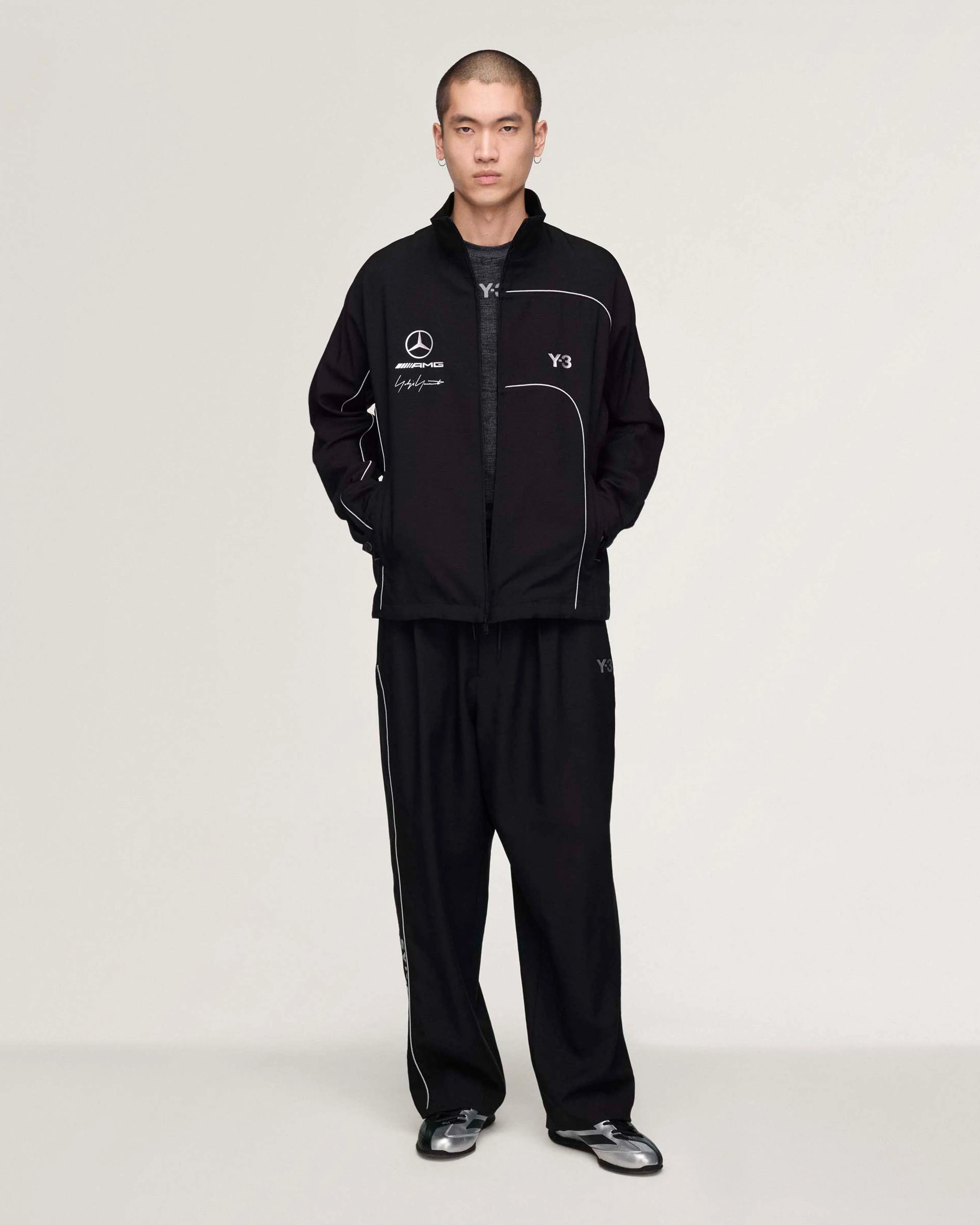 Y-3 Team Track Jacket Black - Image 5