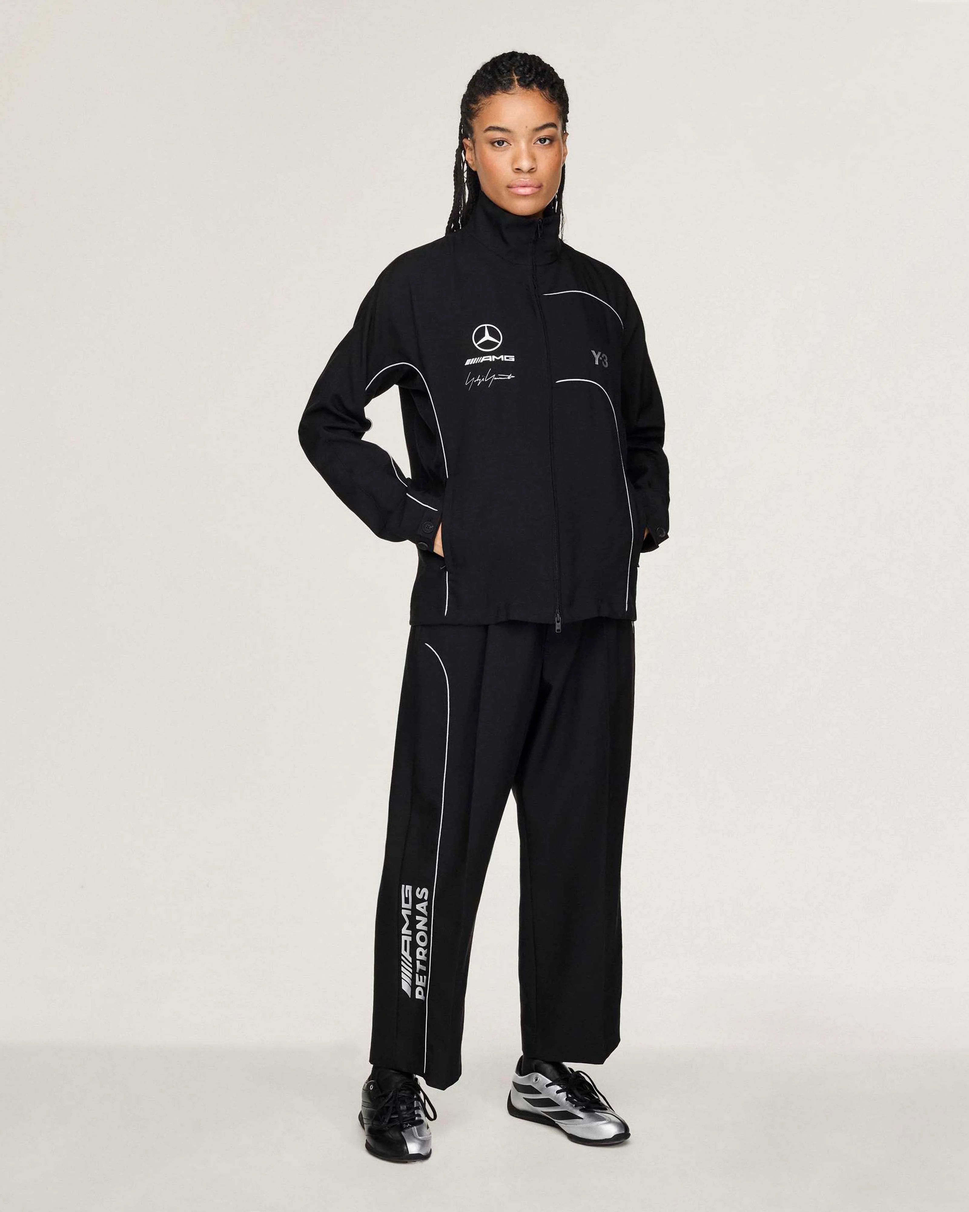 Y-3 Team Track Jacket Black - Image 6