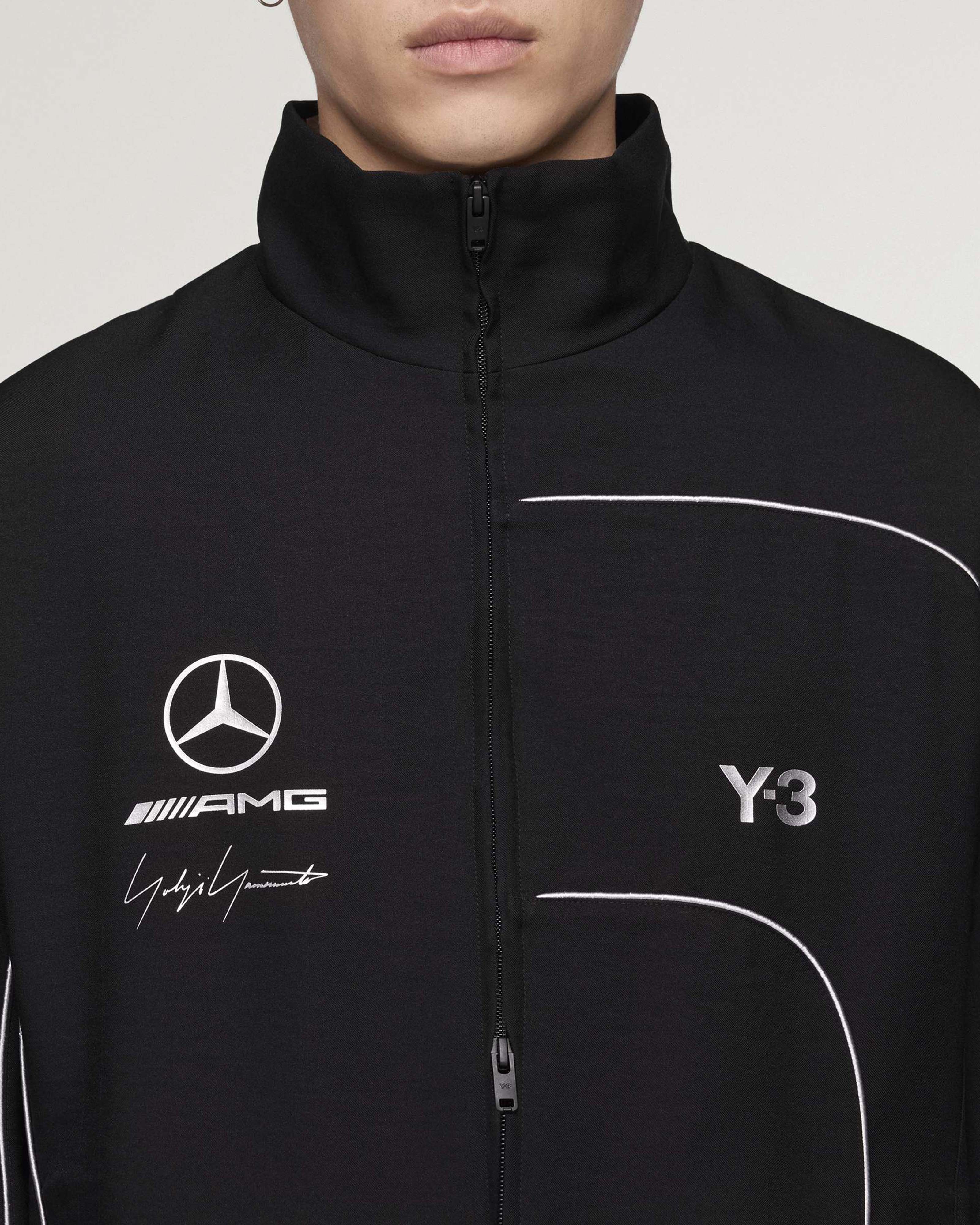 Y-3 Team Track Jacket Black - Image 7