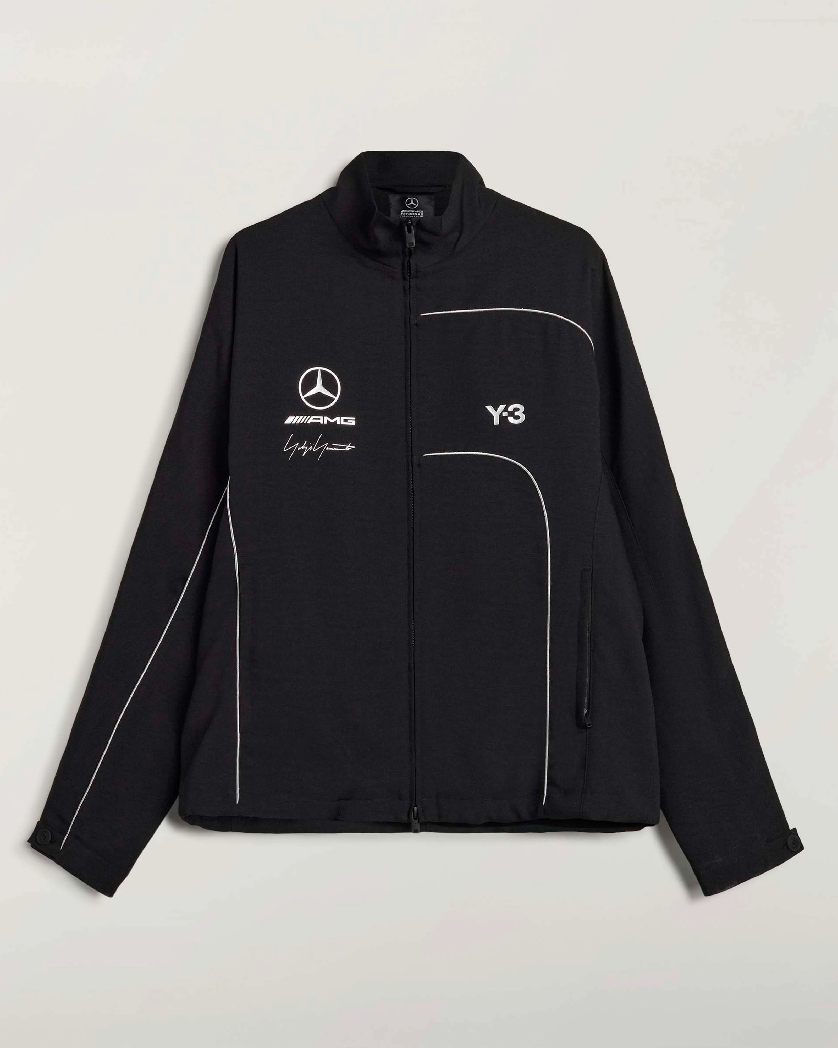 Y-3 Team Track Jacket Black - Image 9