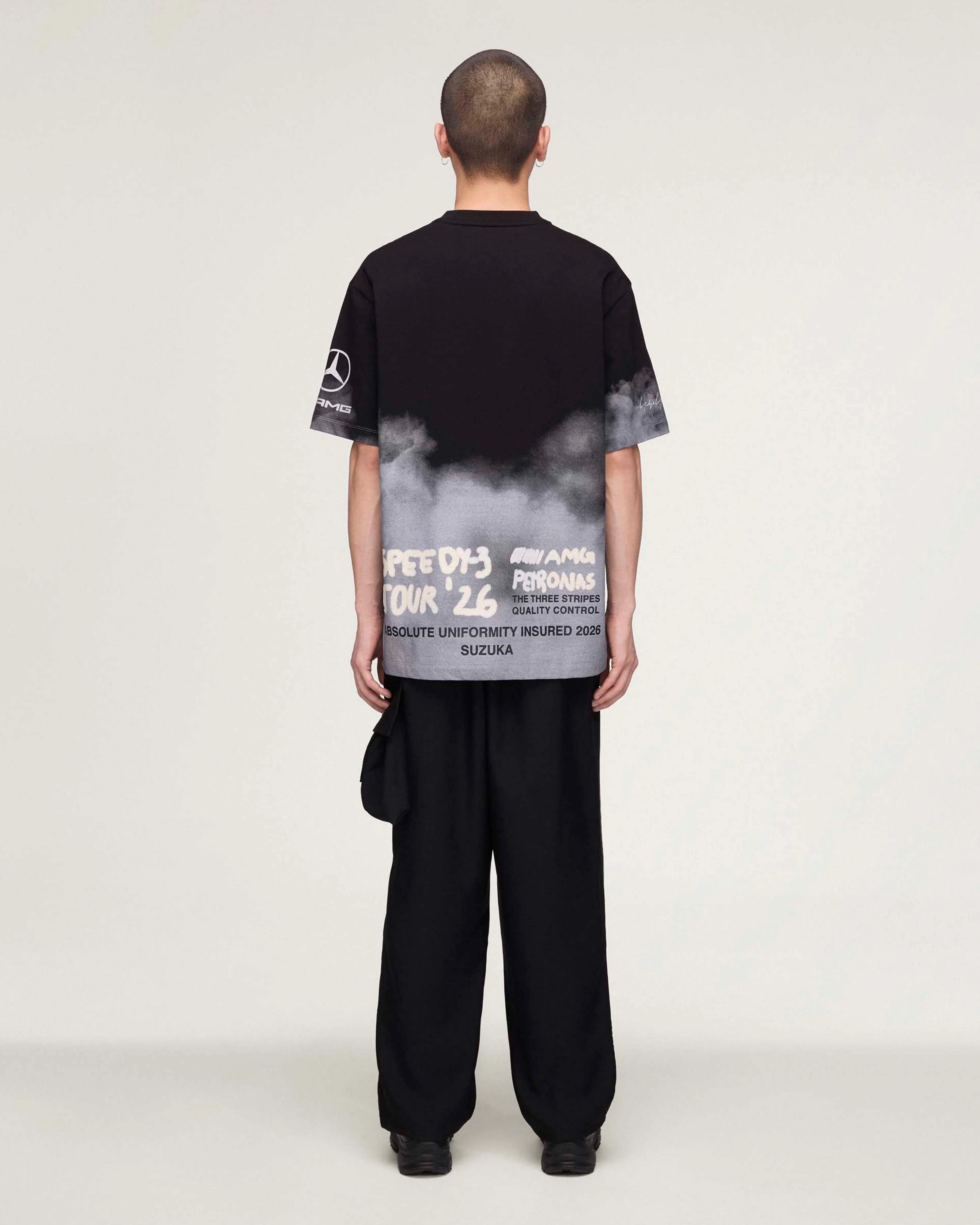 Y-3 Tour Short-Sleeve T-shirt Black - Image 3