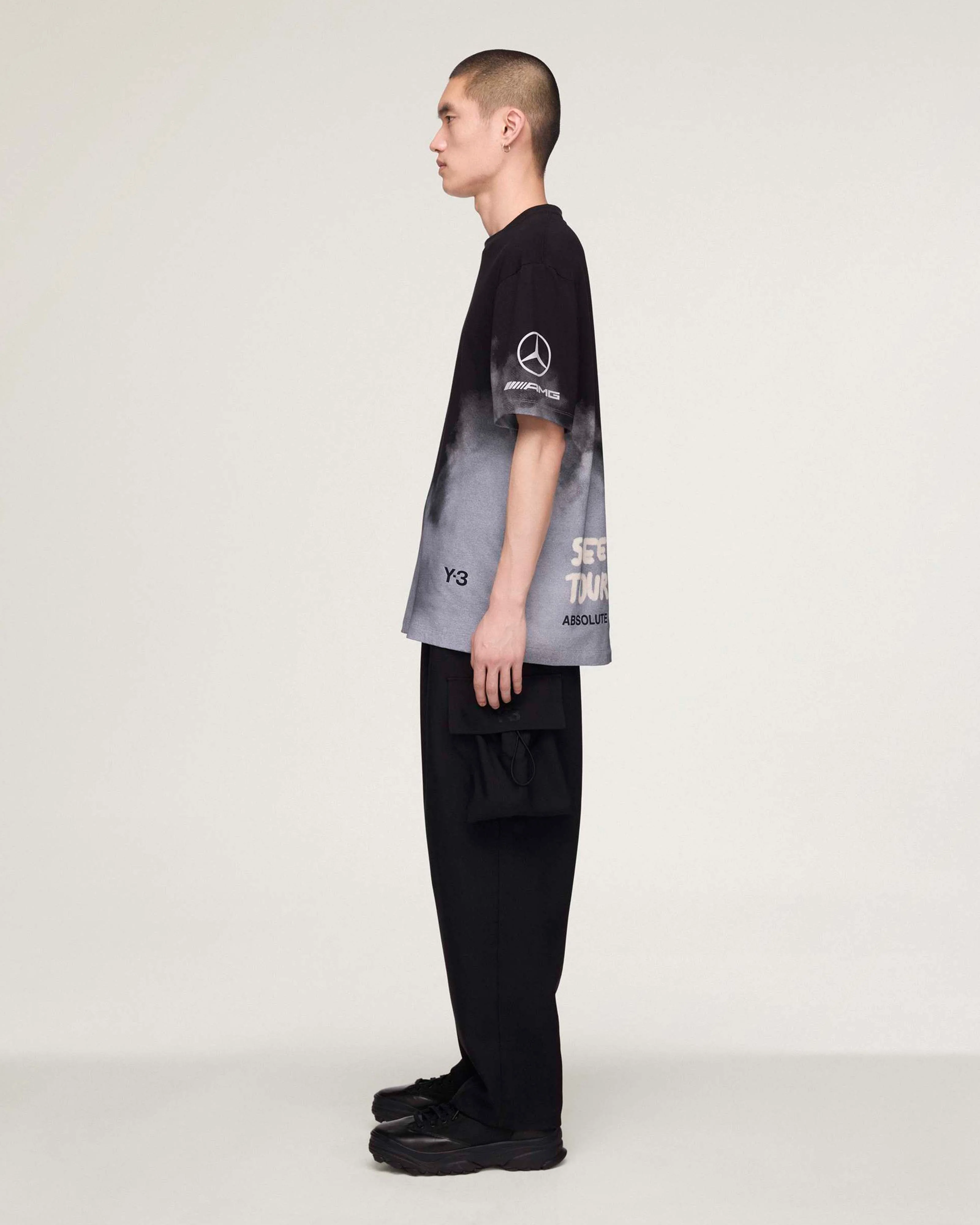 Y-3 Tour Short-Sleeve T-shirt Black - Image 4