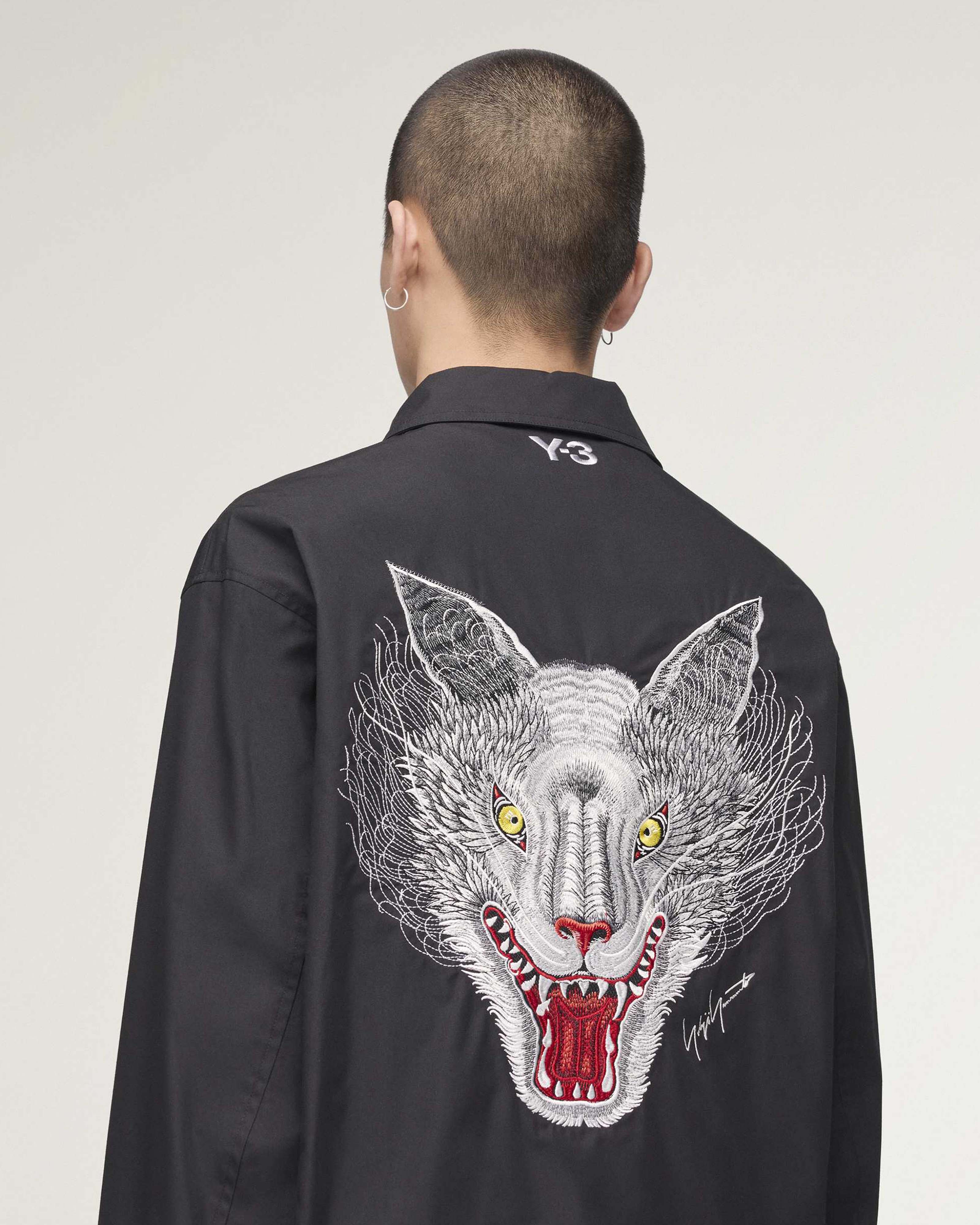 Y-3 Wolf Jacket Black - Image 7