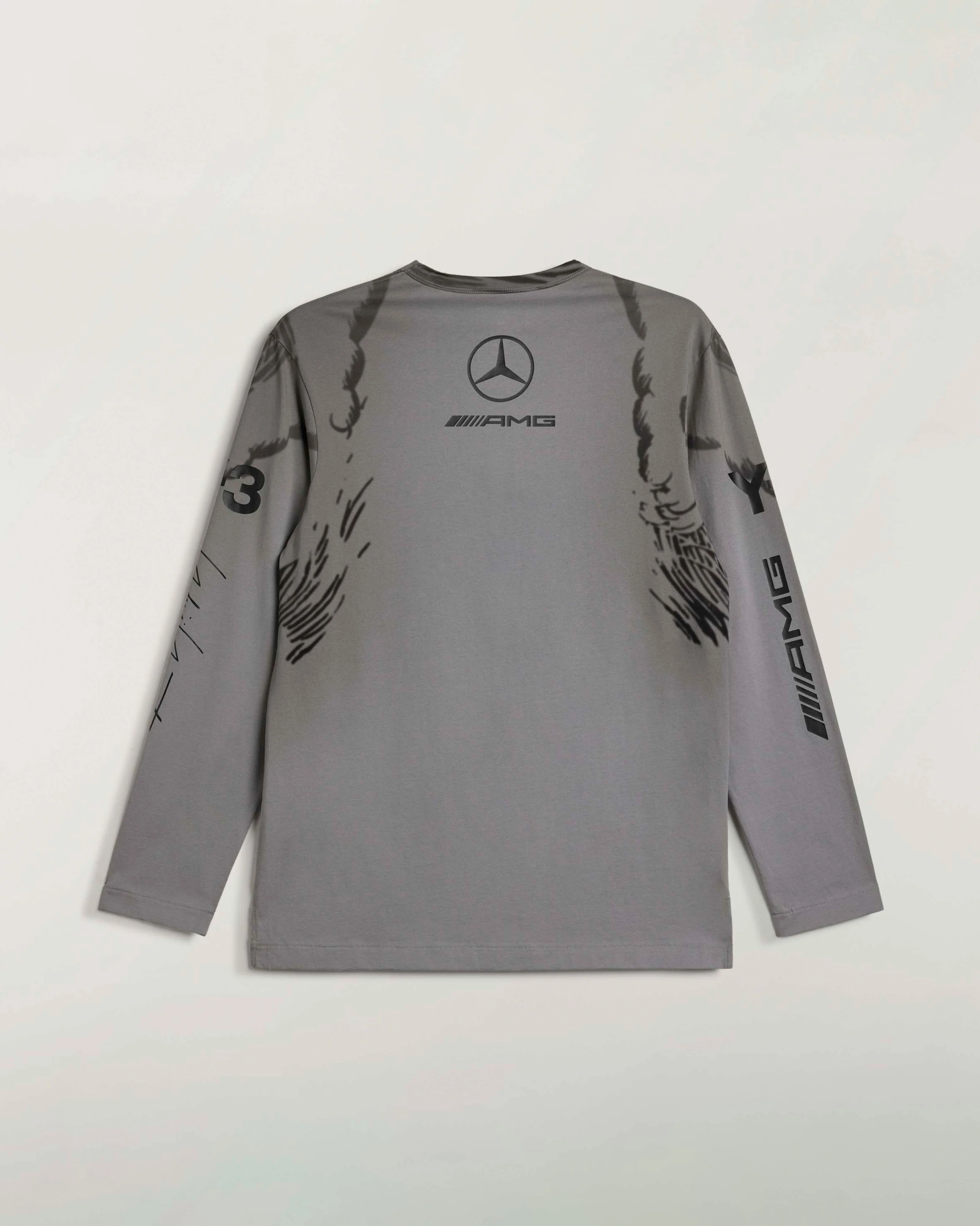 Y-3 Wolf Long-Sleeve T-shirt Black - Image 2