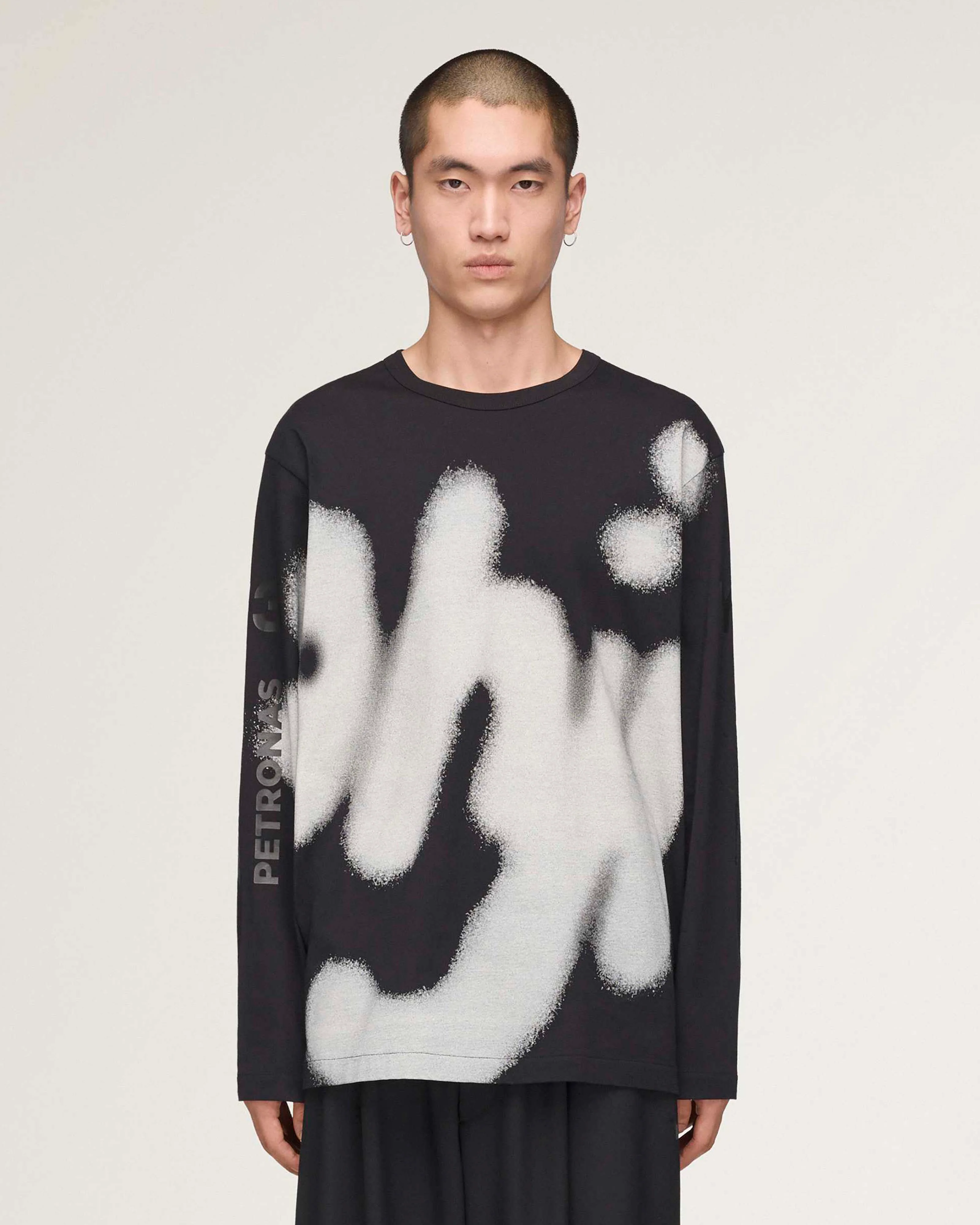 Y-3 Yohji Long-Sleeve T-shirt Black - Image 2