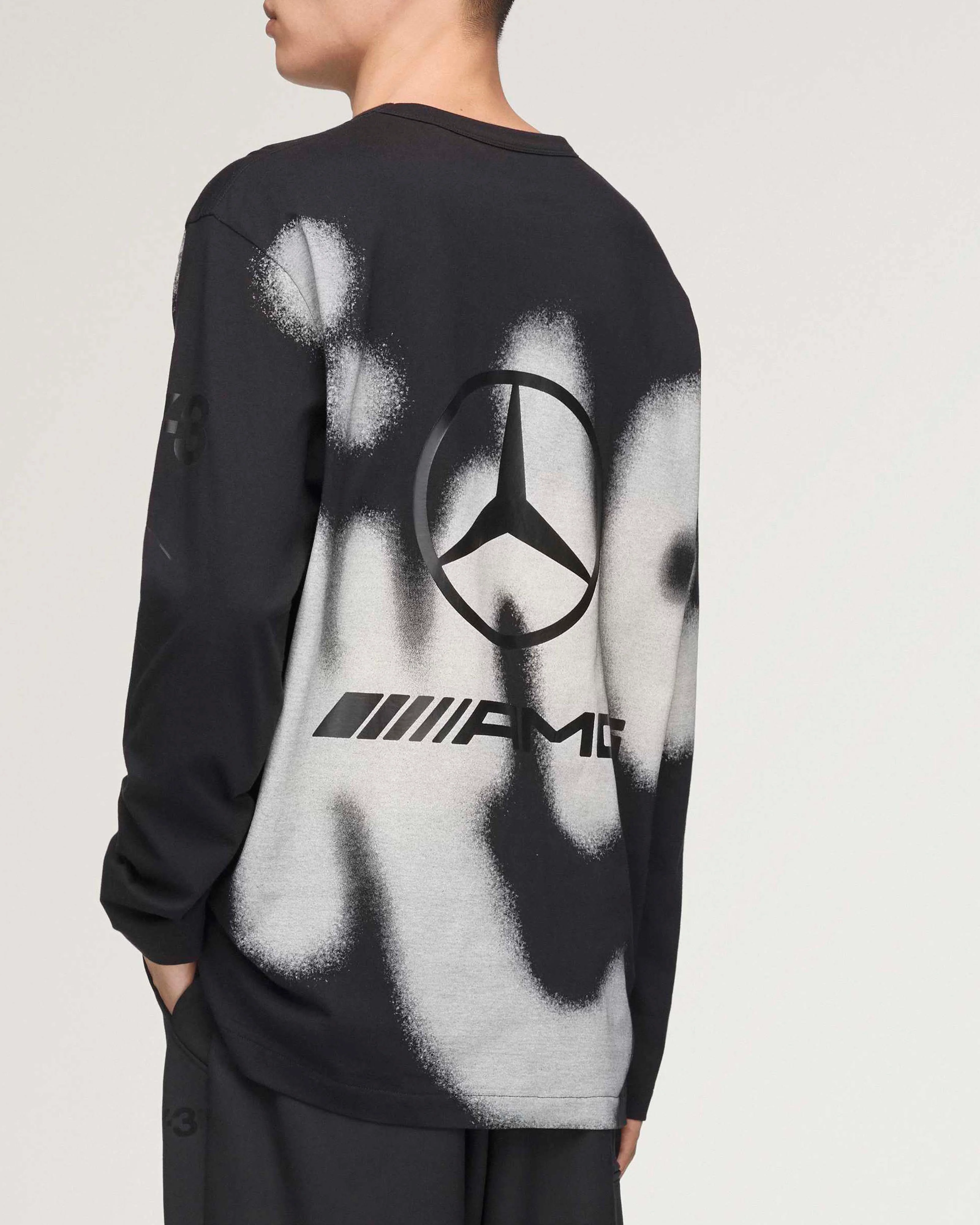 Y-3 Yohji Long-Sleeve T-shirt Black - Image 7